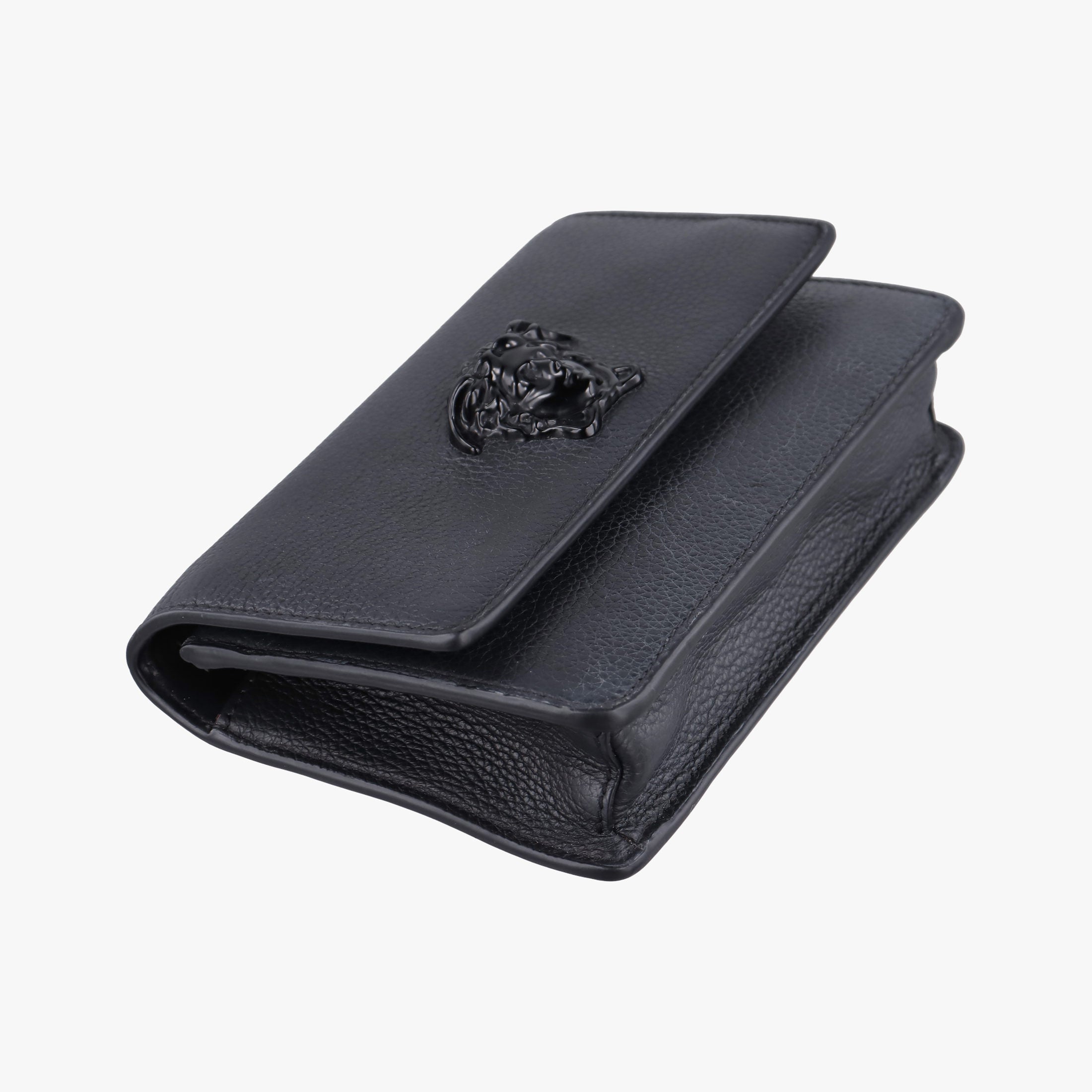 Secondhand VERSACE Medusa Black leather  shoulderbag | stylenewstar