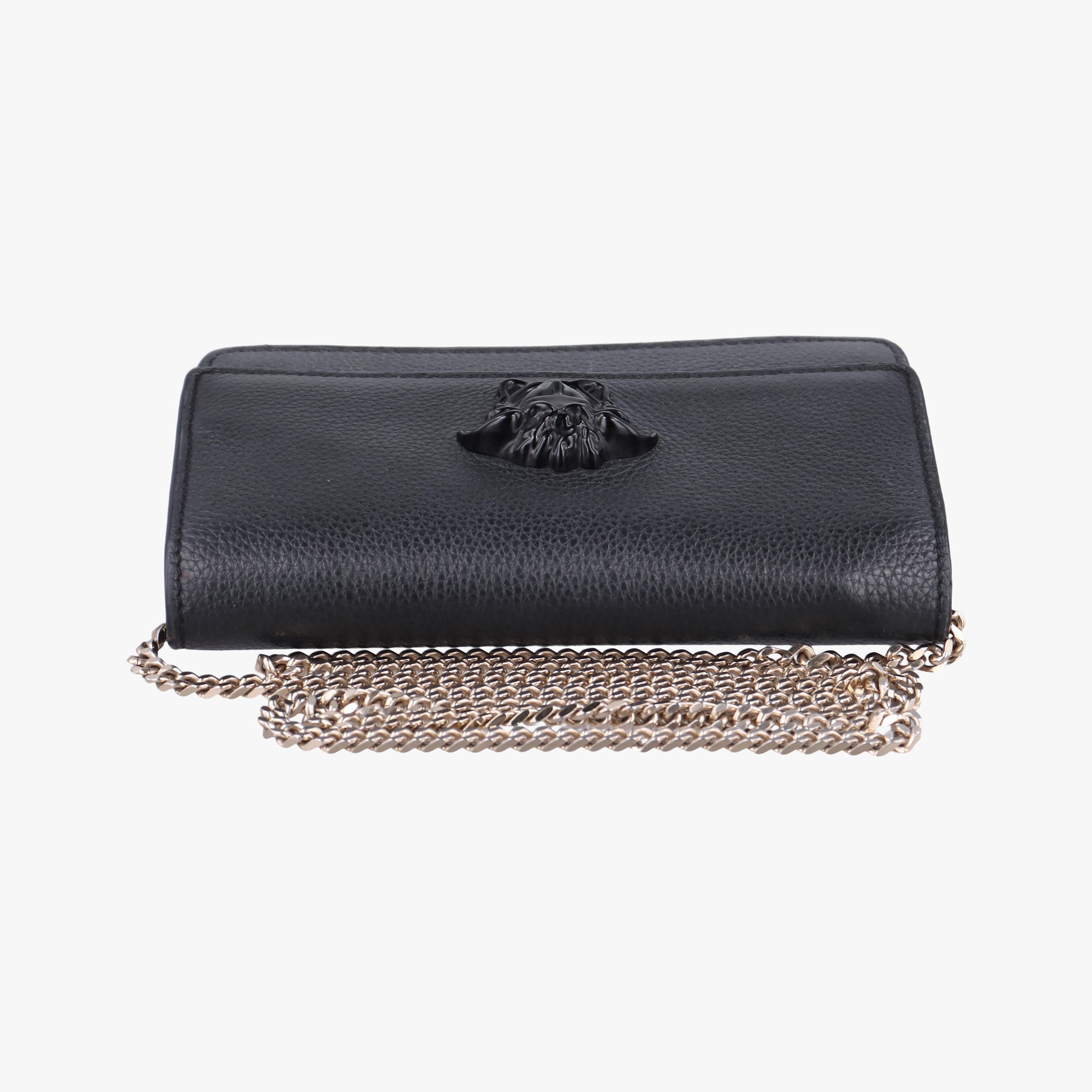 Secondhand VERSACE Medusa Black leather  shoulderbag | stylenewstar