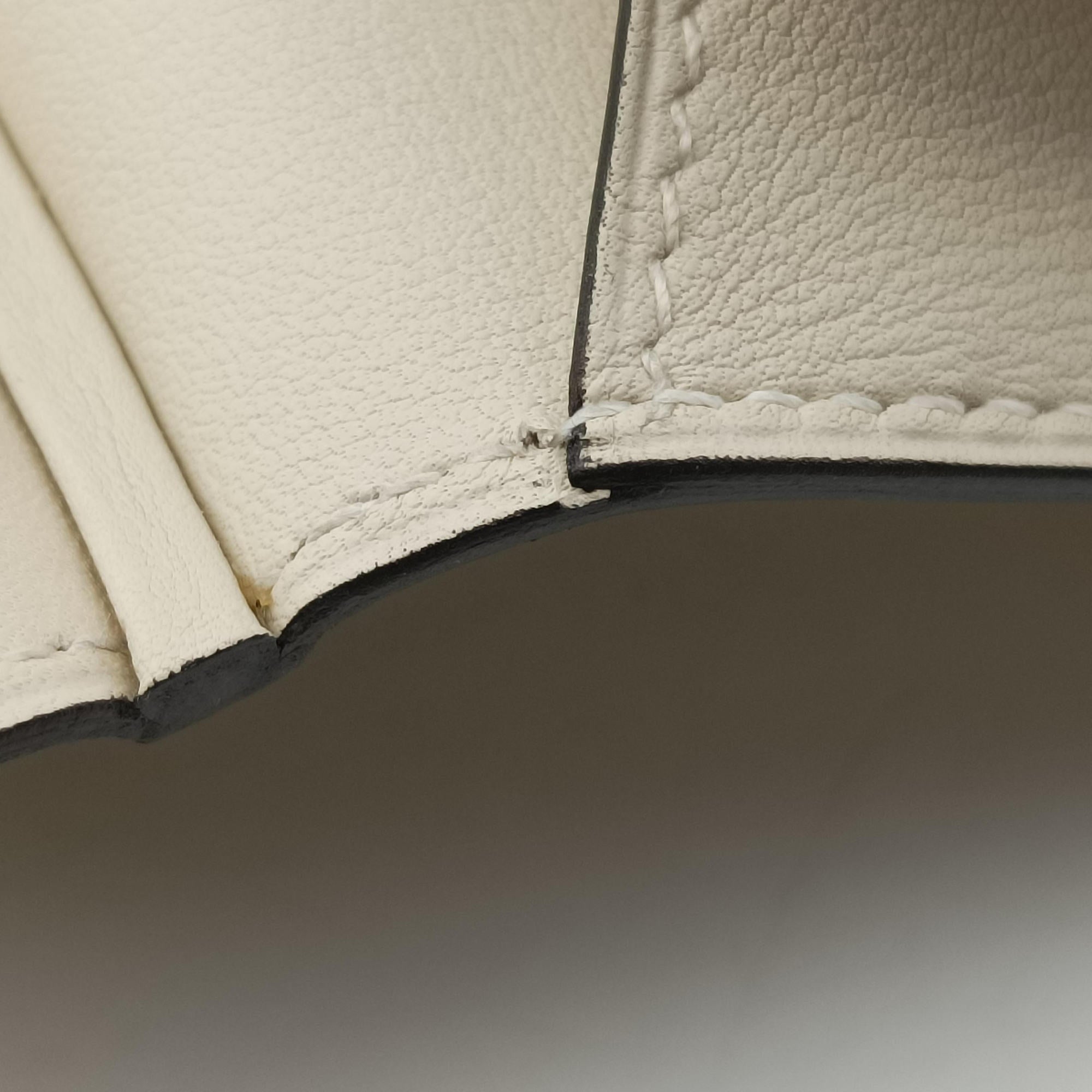 Pre-owned Hermes Tutti Frutti White × Yellow Leather  clutchbag | stylenewstar