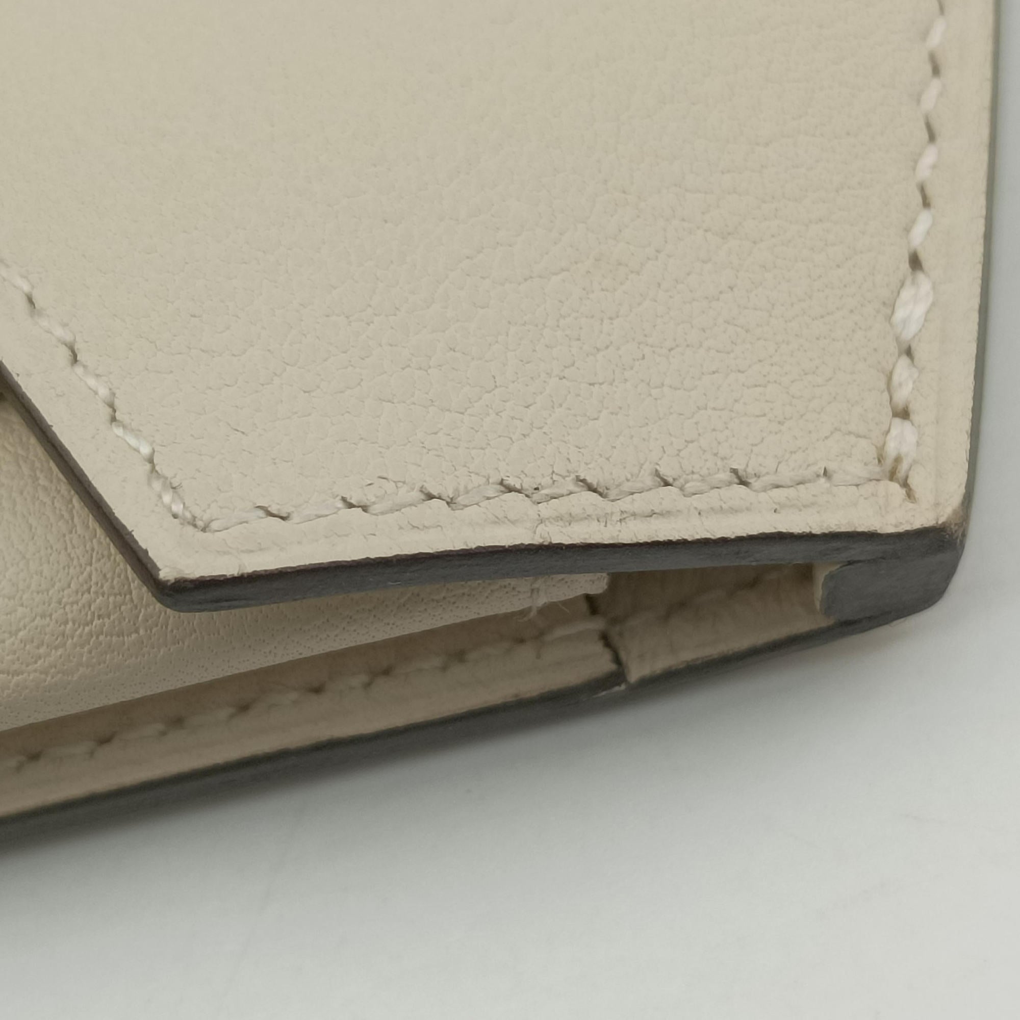 Pre-owned Hermes Tutti Frutti White × Yellow Leather  clutchbag | stylenewstar
