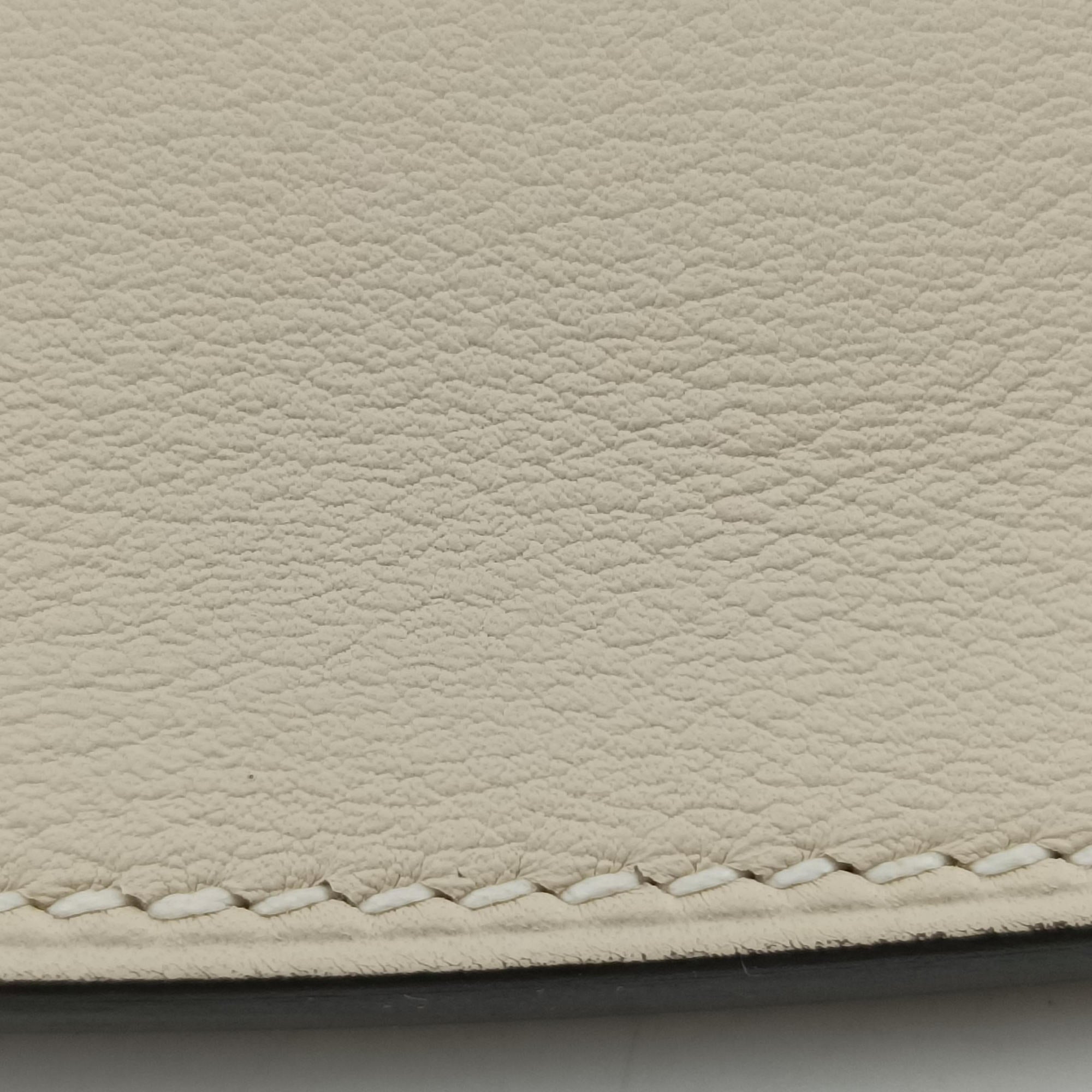 Pre-owned Hermes Tutti Frutti White × Yellow Leather  clutchbag | stylenewstar