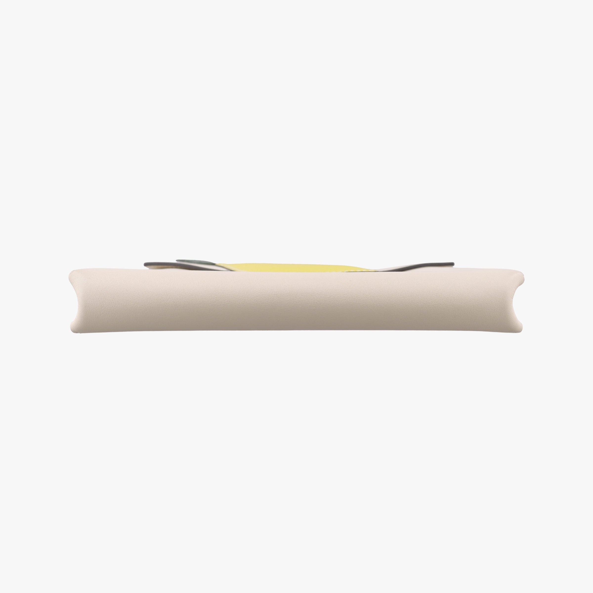 Pre-owned Hermes Tutti Frutti White × Yellow Leather  clutchbag | stylenewstar
