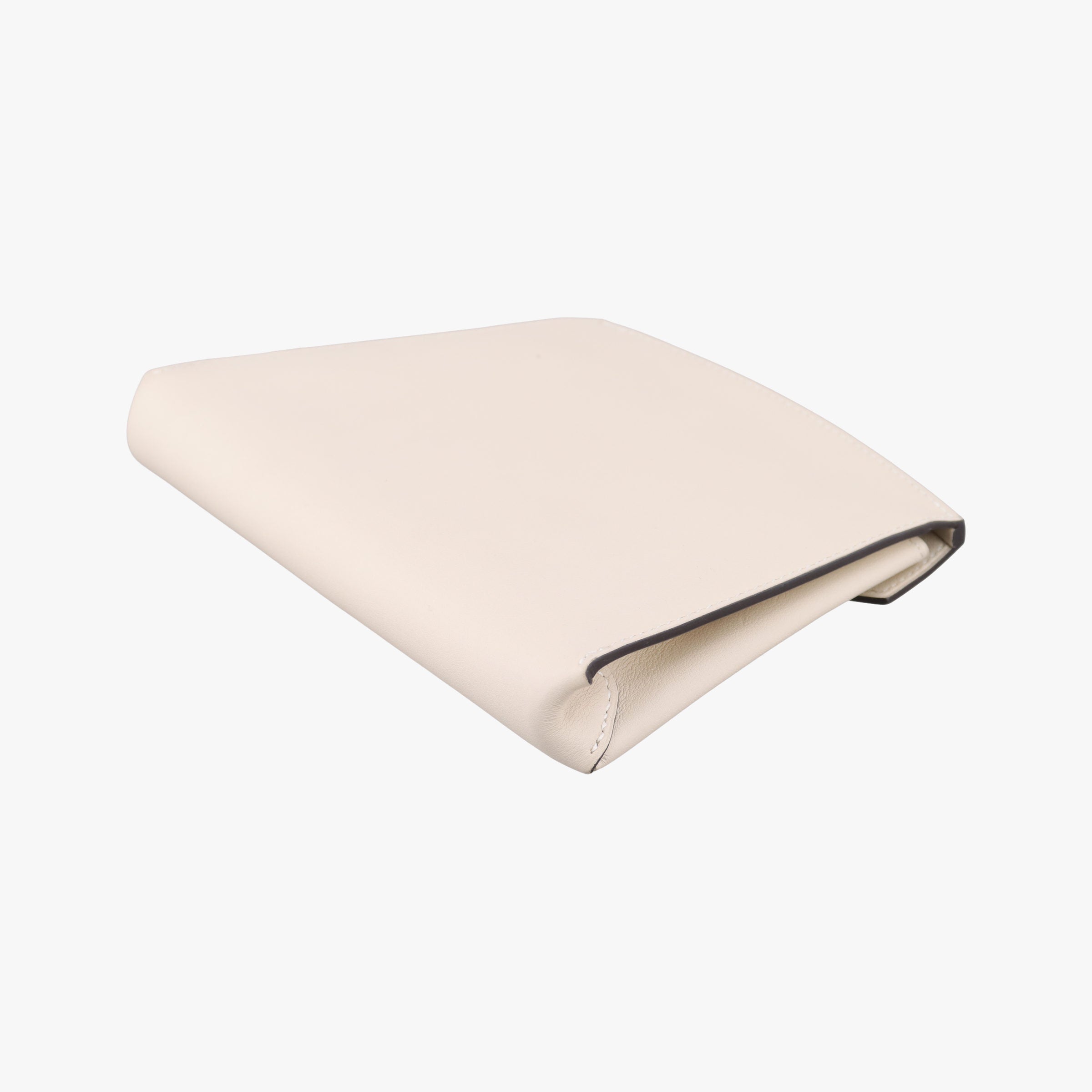 Pre-owned Hermes Tutti Frutti White × Yellow Leather  clutchbag | stylenewstar