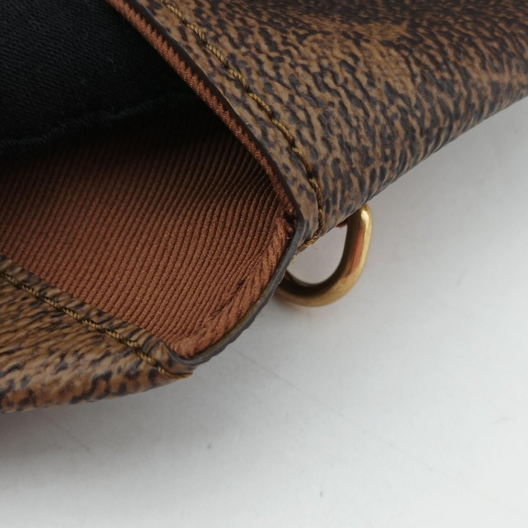 Vintage Louis Vuitton Envelope Pouch Brown Monogram Dust x Leather M11629 shoulderbag | stylenewstar