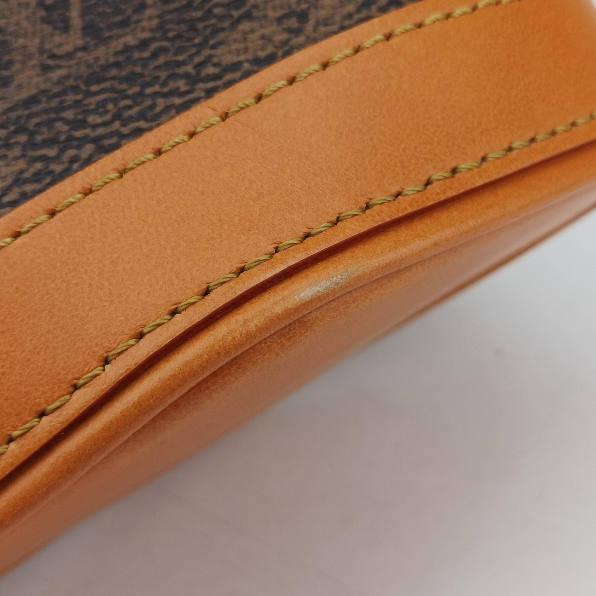 Vintage Louis Vuitton Envelope Pouch Brown Monogram Dust x Leather M11629 shoulderbag | stylenewstar