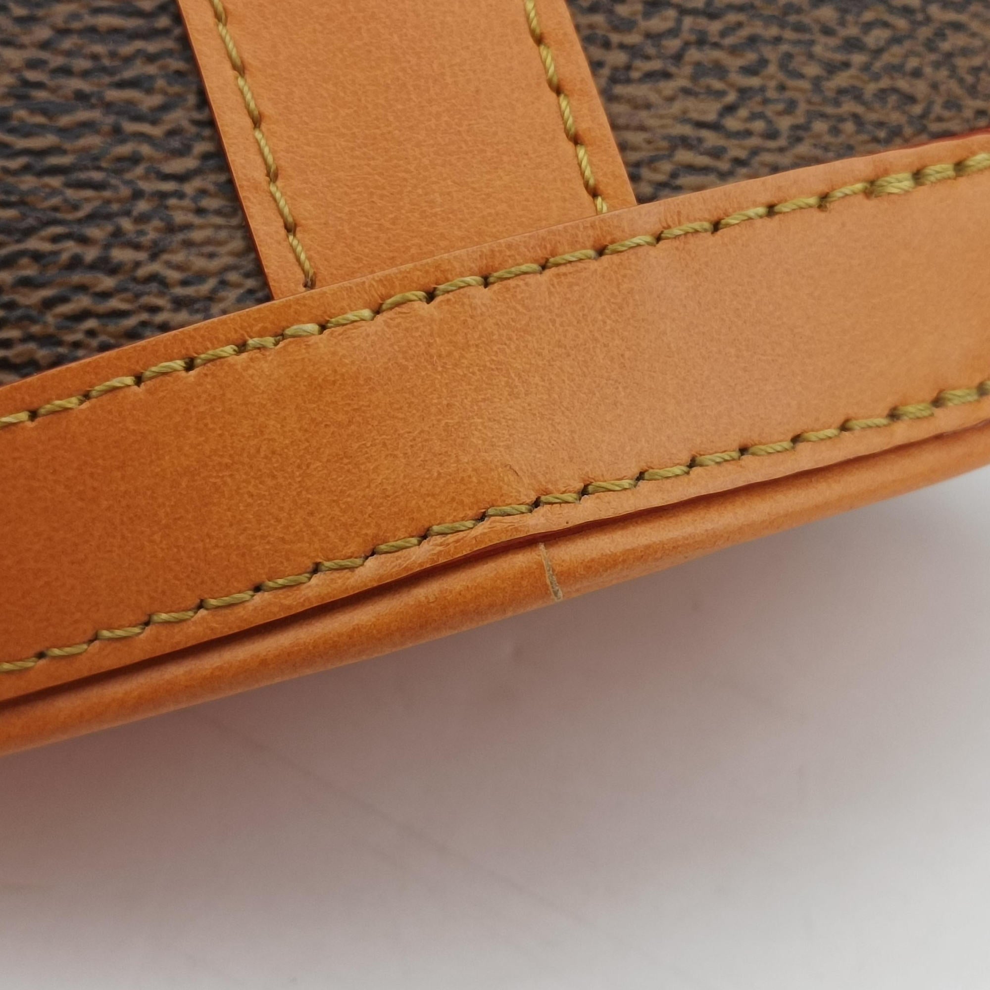 Vintage Louis Vuitton Envelope Pouch Brown Monogram Dust x Leather M11629 shoulderbag | stylenewstar