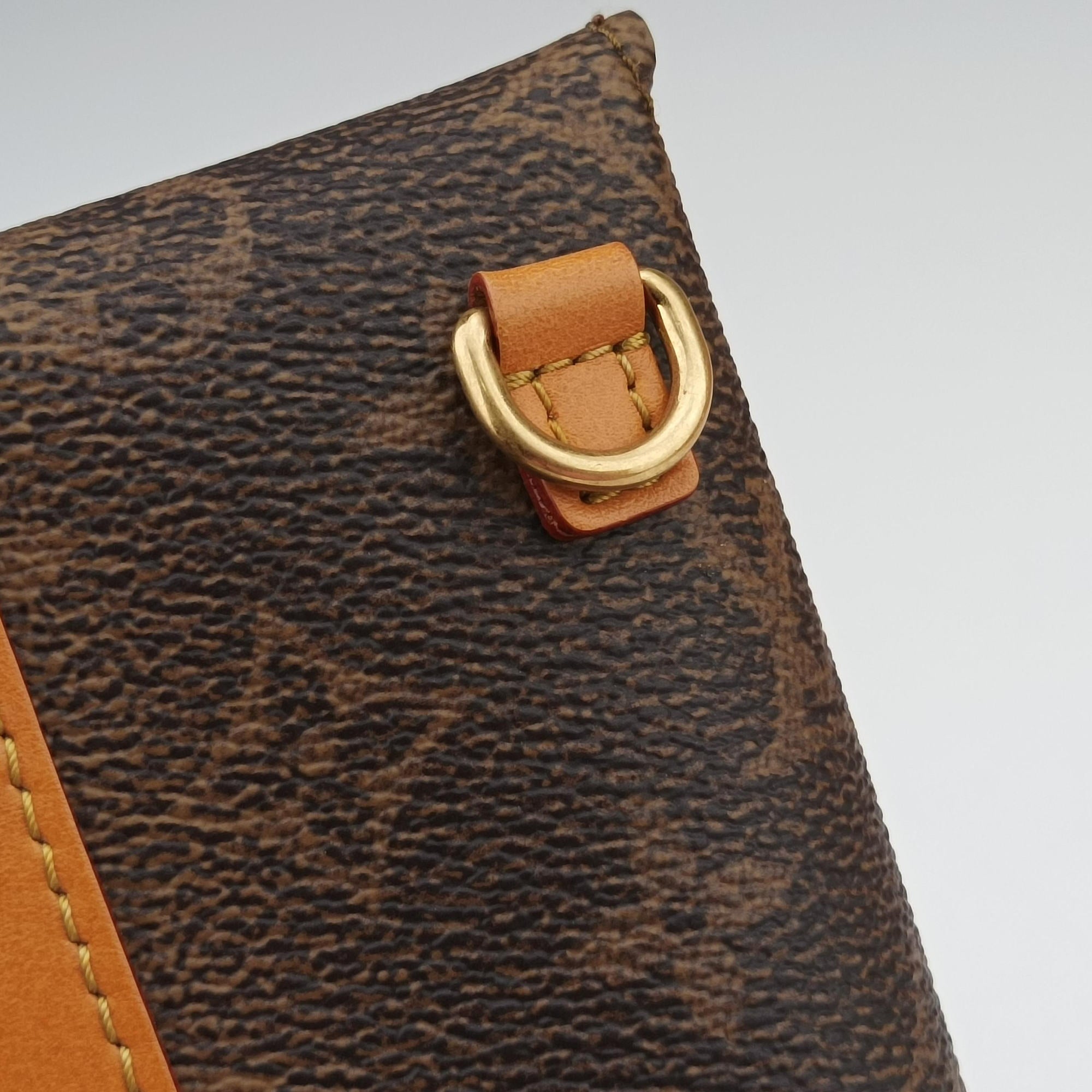 Vintage Louis Vuitton Envelope Pouch Brown Monogram Dust x Leather M11629 shoulderbag | stylenewstar