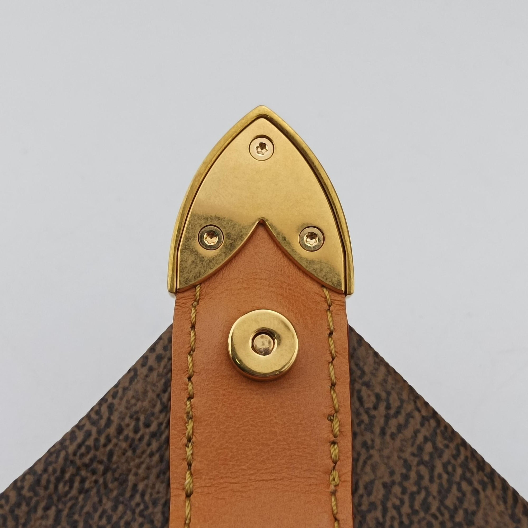 Vintage Louis Vuitton Envelope Pouch Brown Monogram Dust x Leather M11629 shoulderbag | stylenewstar