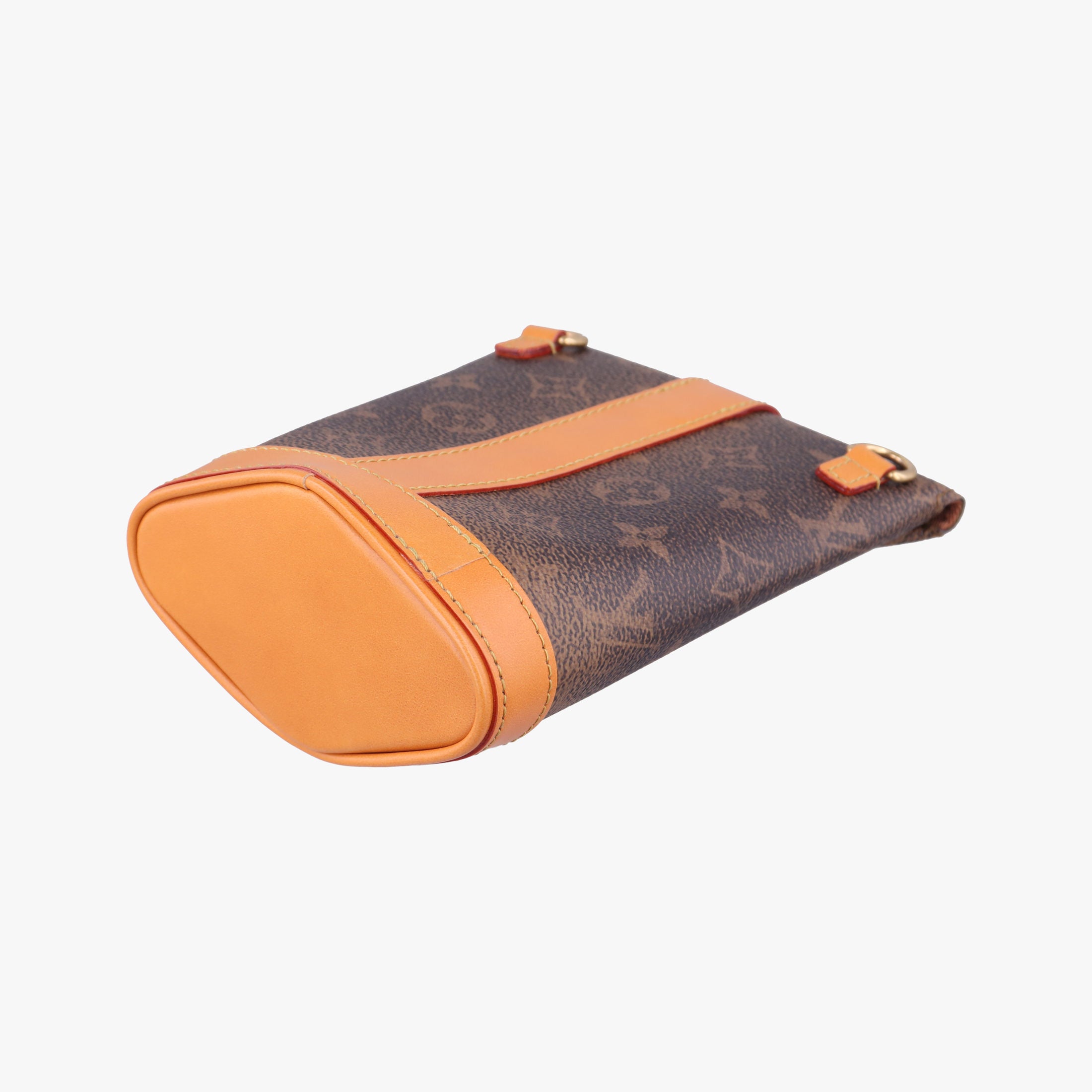 Vintage Louis Vuitton Envelope Pouch Brown Monogram Dust x Leather M11629 shoulderbag | stylenewstar
