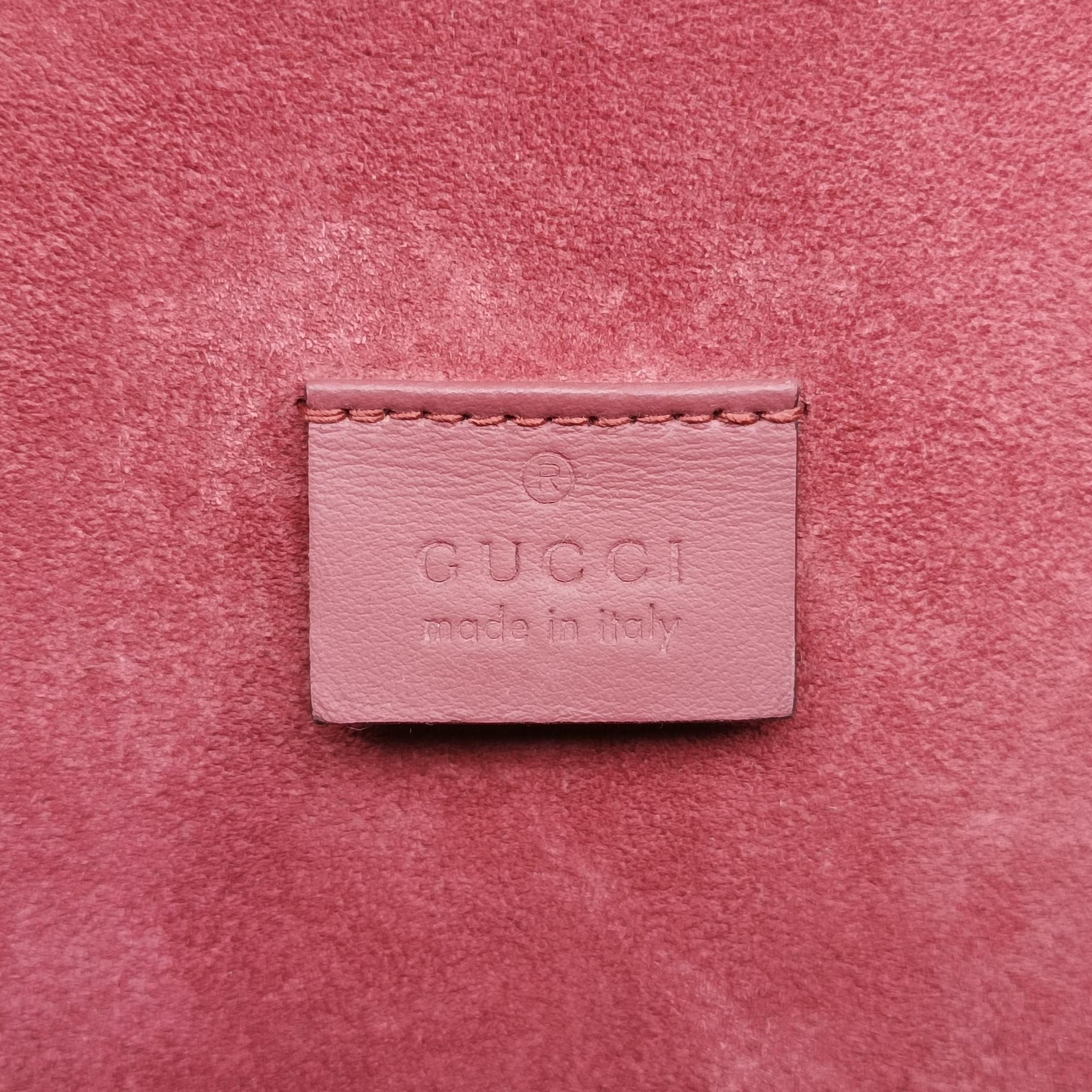 Pre-owned Gucci Dionysus BEIGE×RED×Multicolour PVC coated canvas × suede 400249 shoulderbag | stylenewstar