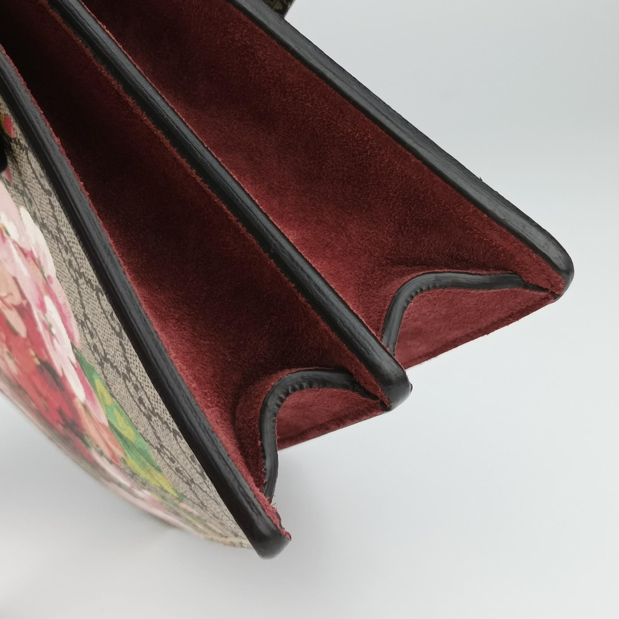 Pre-owned Gucci Dionysus BEIGE×RED×Multicolour PVC coated canvas × suede 400249 shoulderbag | stylenewstar