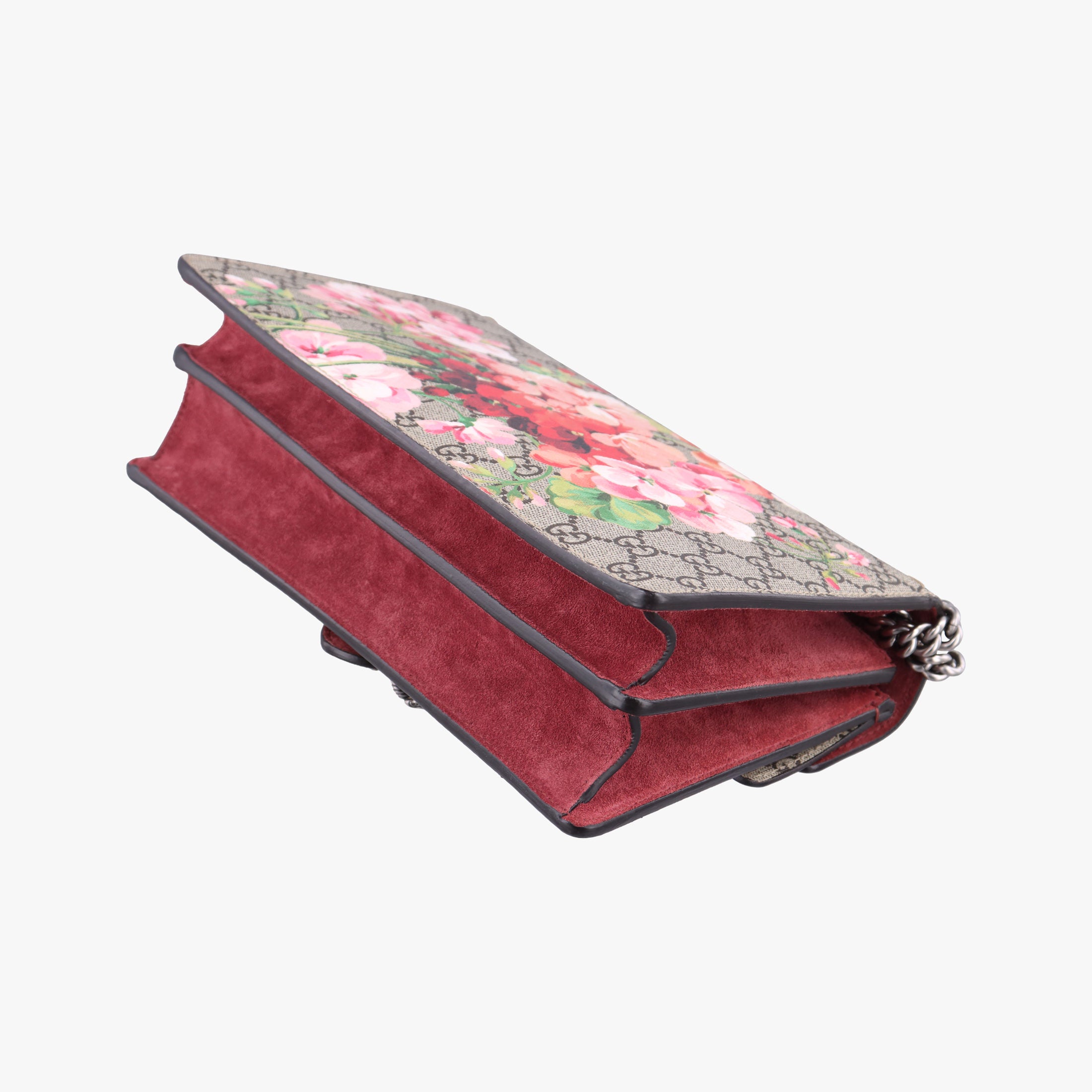 Pre-owned Gucci Dionysus BEIGE×RED×Multicolour PVC coated canvas × suede 400249 shoulderbag | stylenewstar