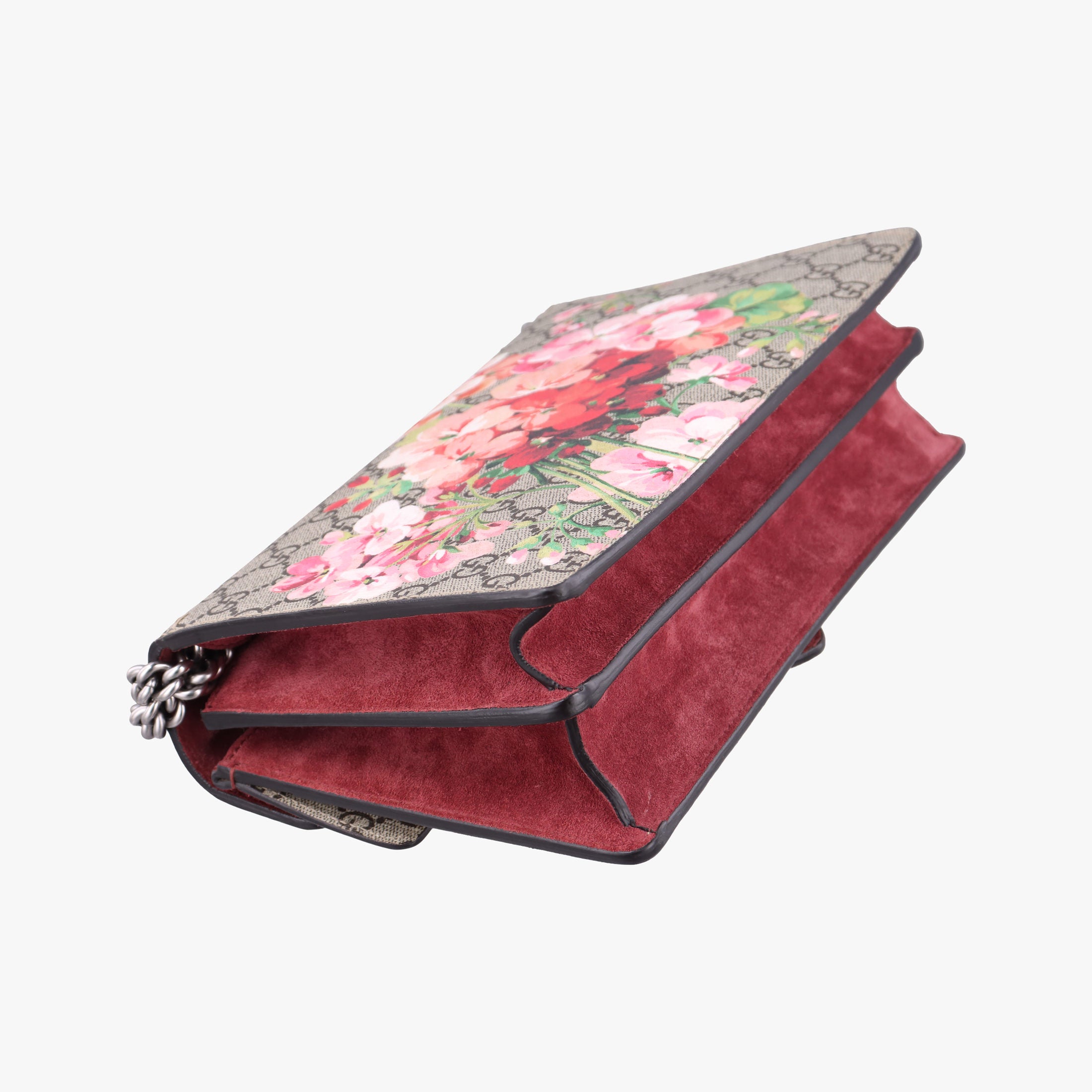 Pre-owned Gucci Dionysus BEIGE×RED×Multicolour PVC coated canvas × suede 400249 shoulderbag | stylenewstar