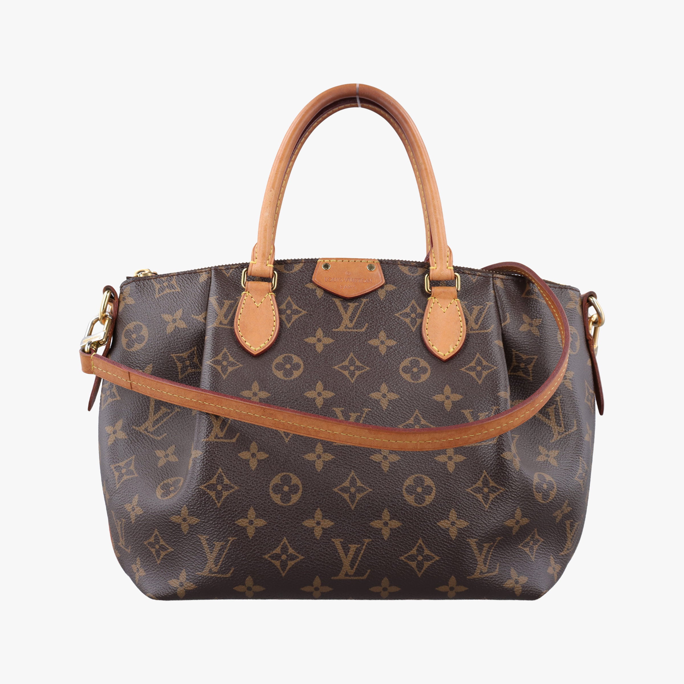 Pre-owned Louis Vuitton TURENNE MM Brown Monogram Canvas M48814 shoulderbag | stylenewstar