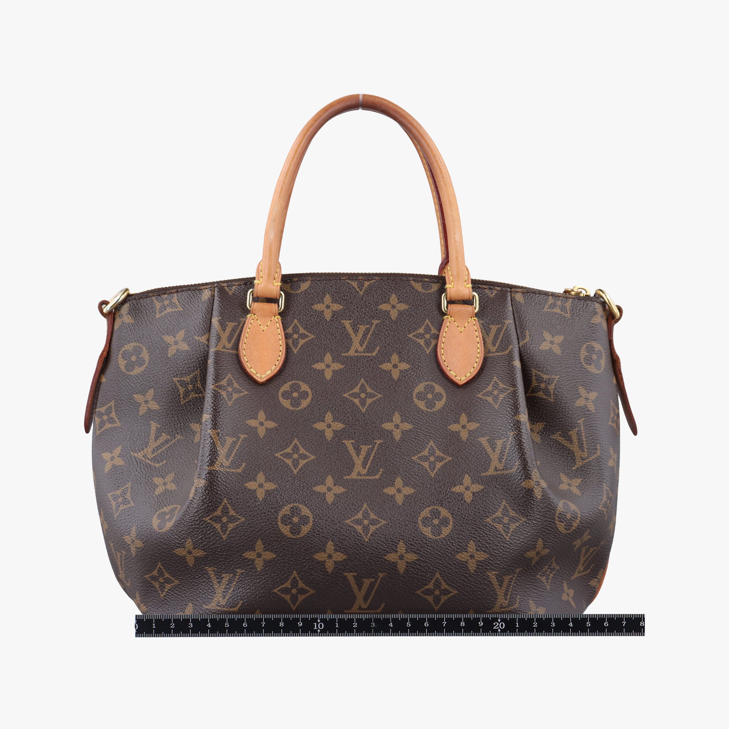 Pre-owned Louis Vuitton TURENNE MM Brown Monogram Canvas M48814 shoulderbag | stylenewstar