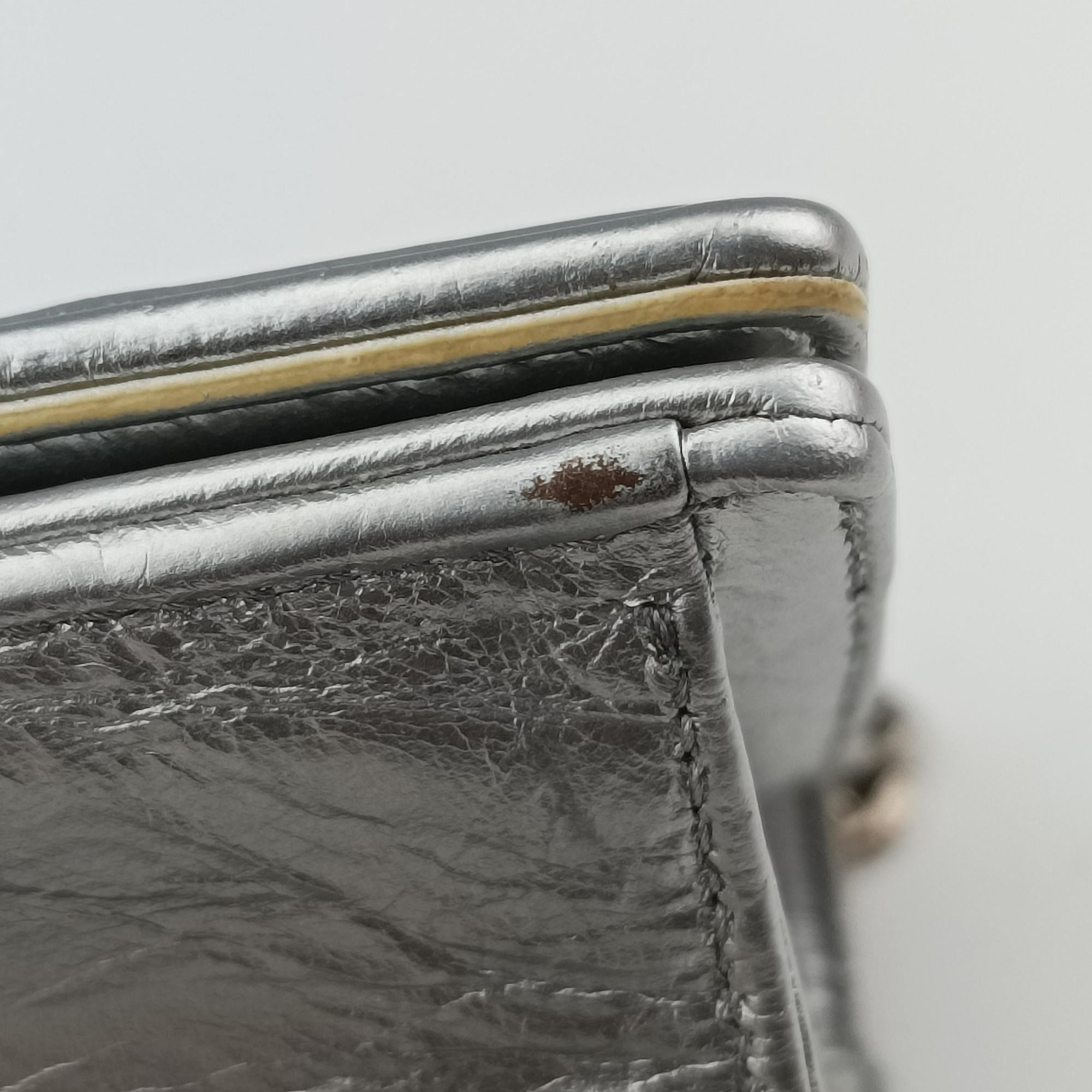 Secondhand Christian Dior Diorama Silver Leather  shoulderbag | stylenewstar