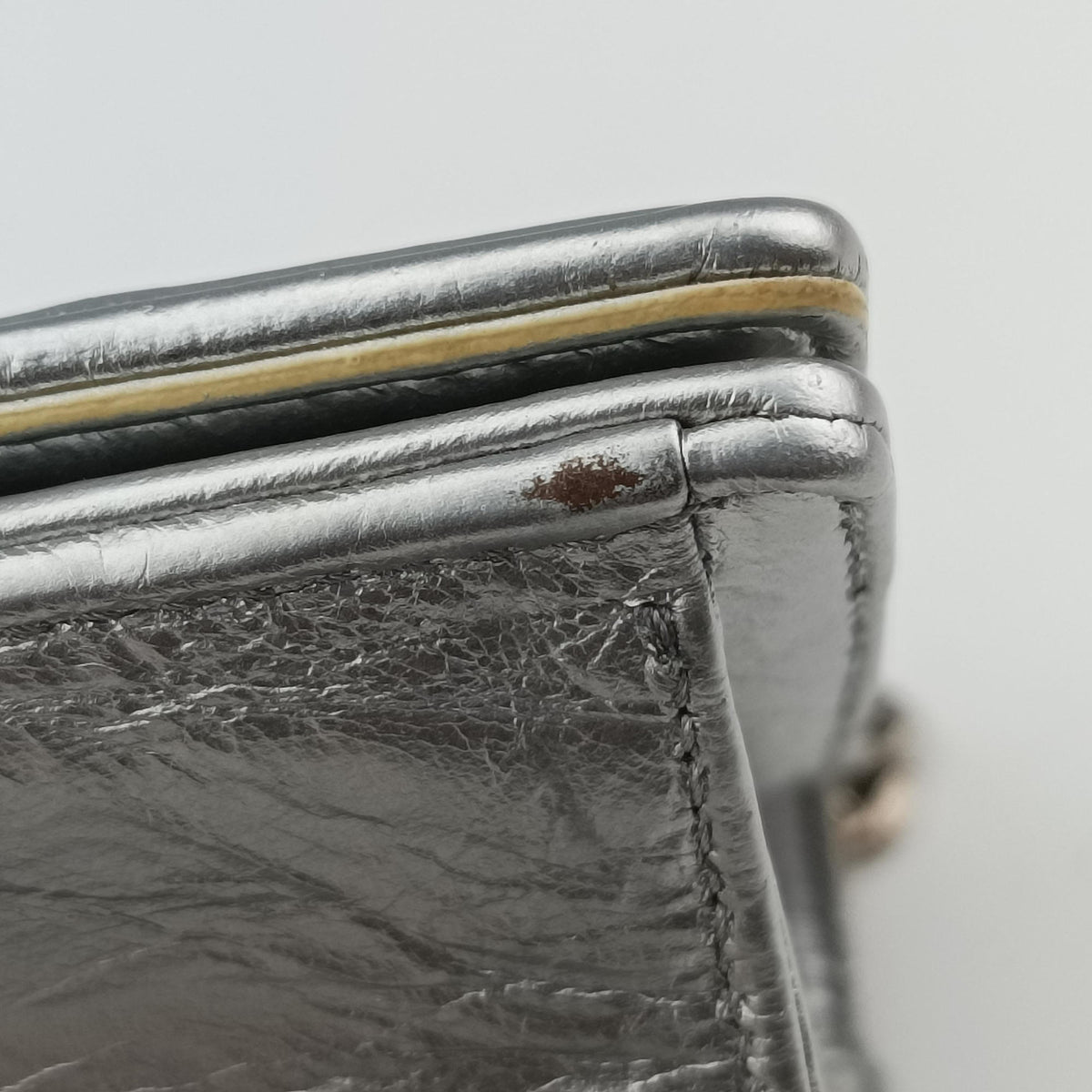 Pre-owned Christian Dior Diorama Silver Leather  shoulderbag | stylenewstar