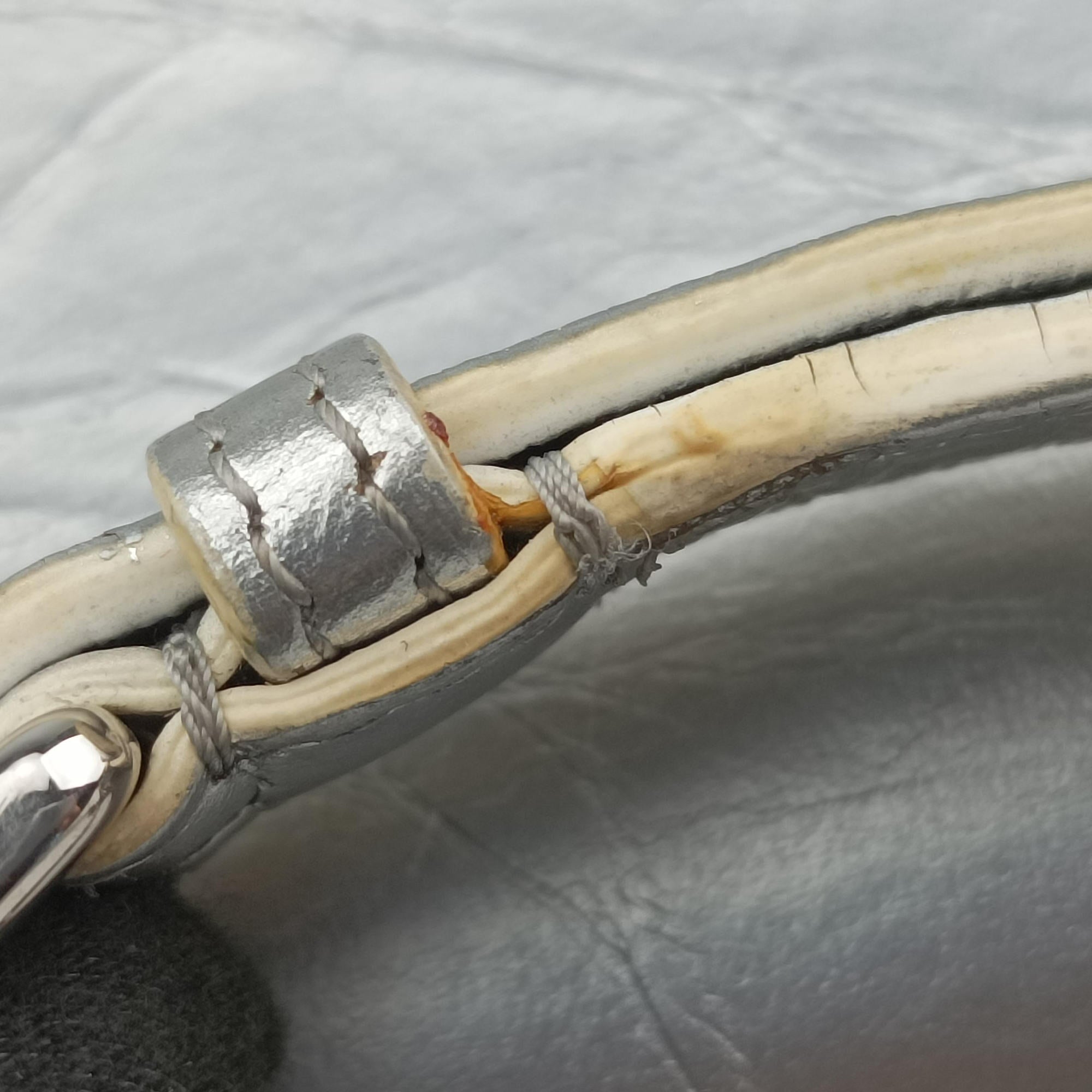 Secondhand Christian Dior Diorama Silver Leather  shoulderbag | stylenewstar