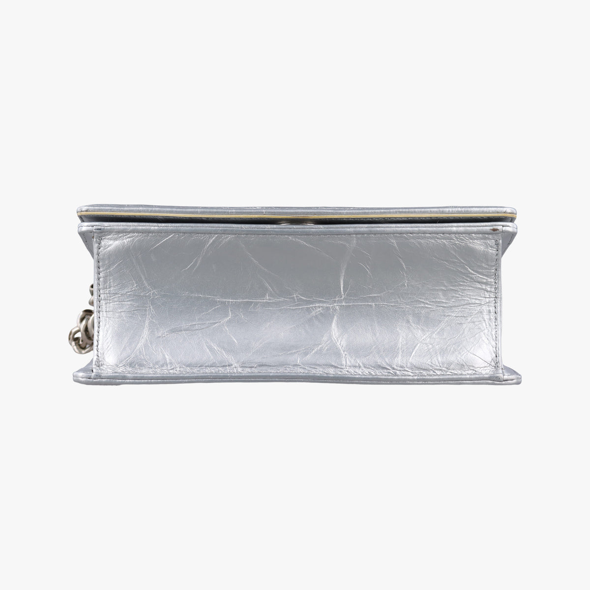 Pre-owned Christian Dior Diorama Silver Leather  shoulderbag | stylenewstar
