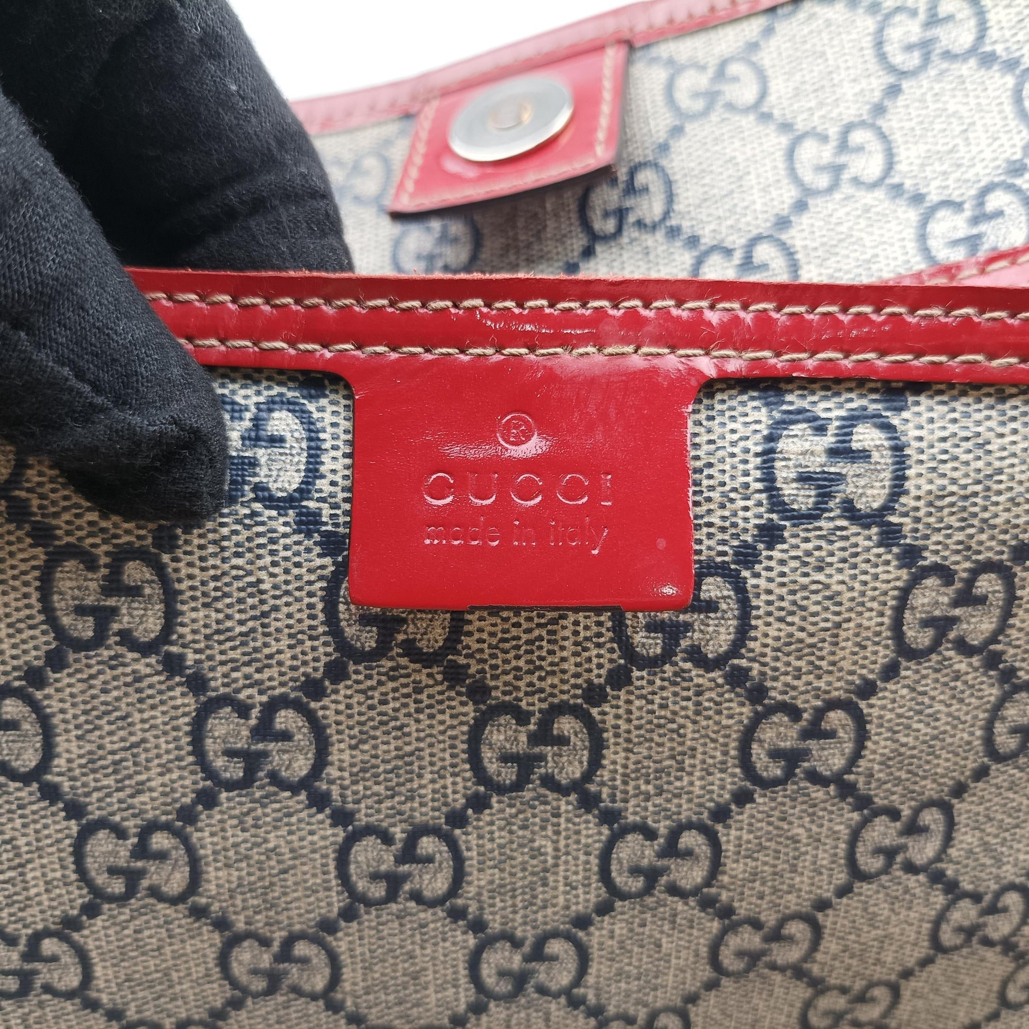 Pre-owned Gucci GG Plus GG Supreme Multicolour PVC coated canvas 197954 handbag | stylenewstar