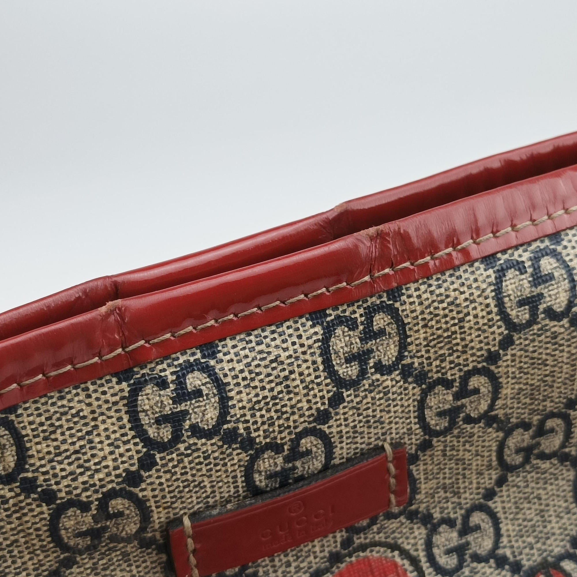 Pre-owned Gucci GG Plus GG Supreme Multicolour PVC coated canvas 197954 handbag | stylenewstar