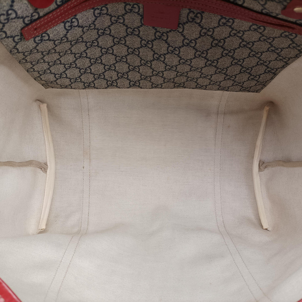 Pre-owned Gucci GG Plus GG Supreme Multicolour PVC coated canvas 197954 handbag | stylenewstar