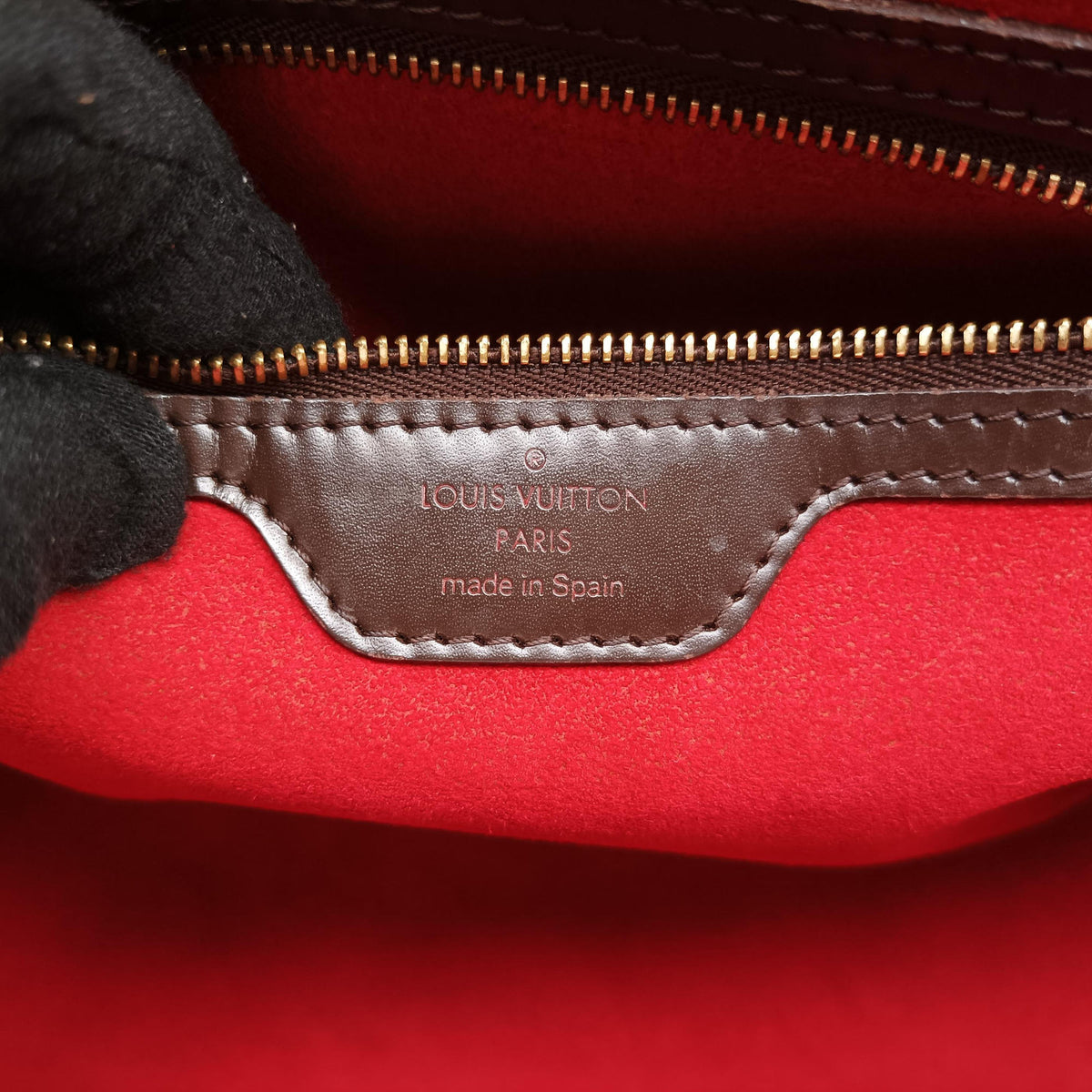 Pre-owned Louis Vuitton HAMPSTEAD PM EBENE Damier Canvas N51205 shoulderbag | stylenewstar