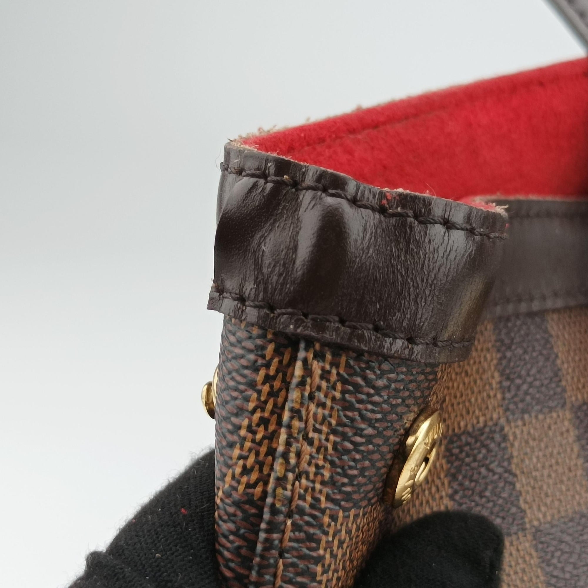 Pre-owned Louis Vuitton HAMPSTEAD PM EBENE Damier Canvas N51205 shoulderbag | stylenewstar