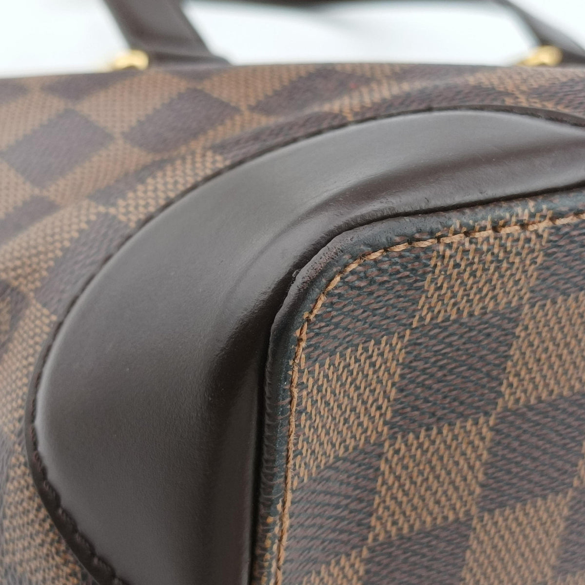 Pre-owned Louis Vuitton HAMPSTEAD PM EBENE Damier Canvas N51205 shoulderbag | stylenewstar