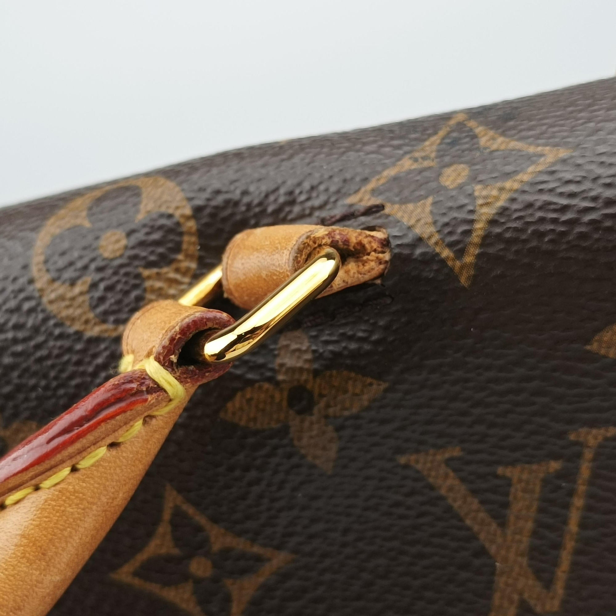 Pre-owned Louis Vuitton MARIGNAN brown×black Monogram Canvas×calf leather M44259 shoulderbag | stylenewstar