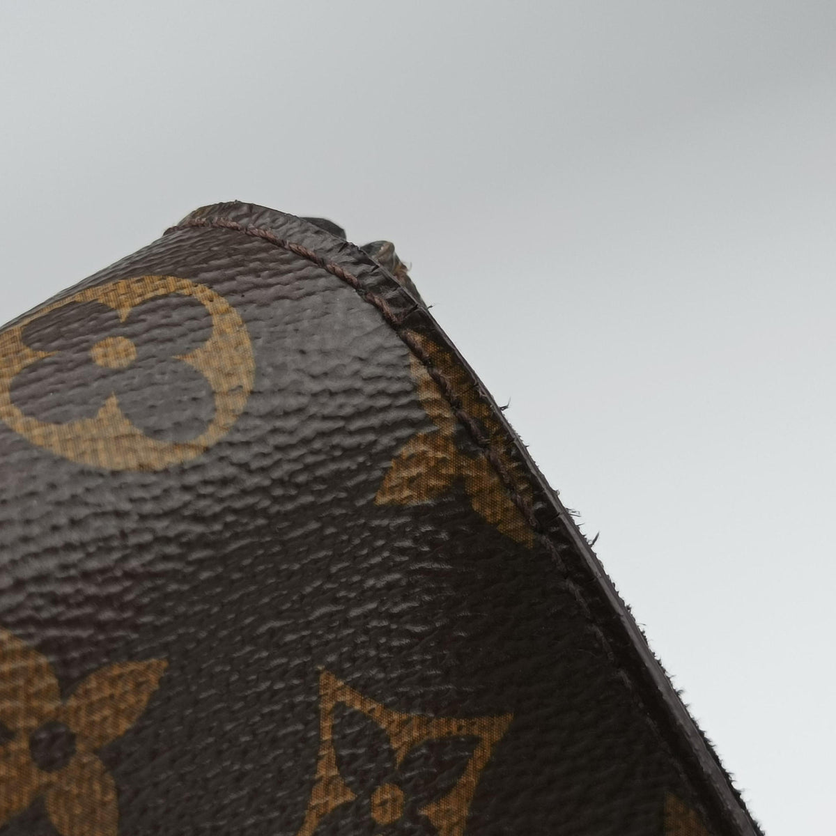 Pre-owned Louis Vuitton MARIGNAN brown×black Monogram Canvas×calf leather M44259 shoulderbag | stylenewstar