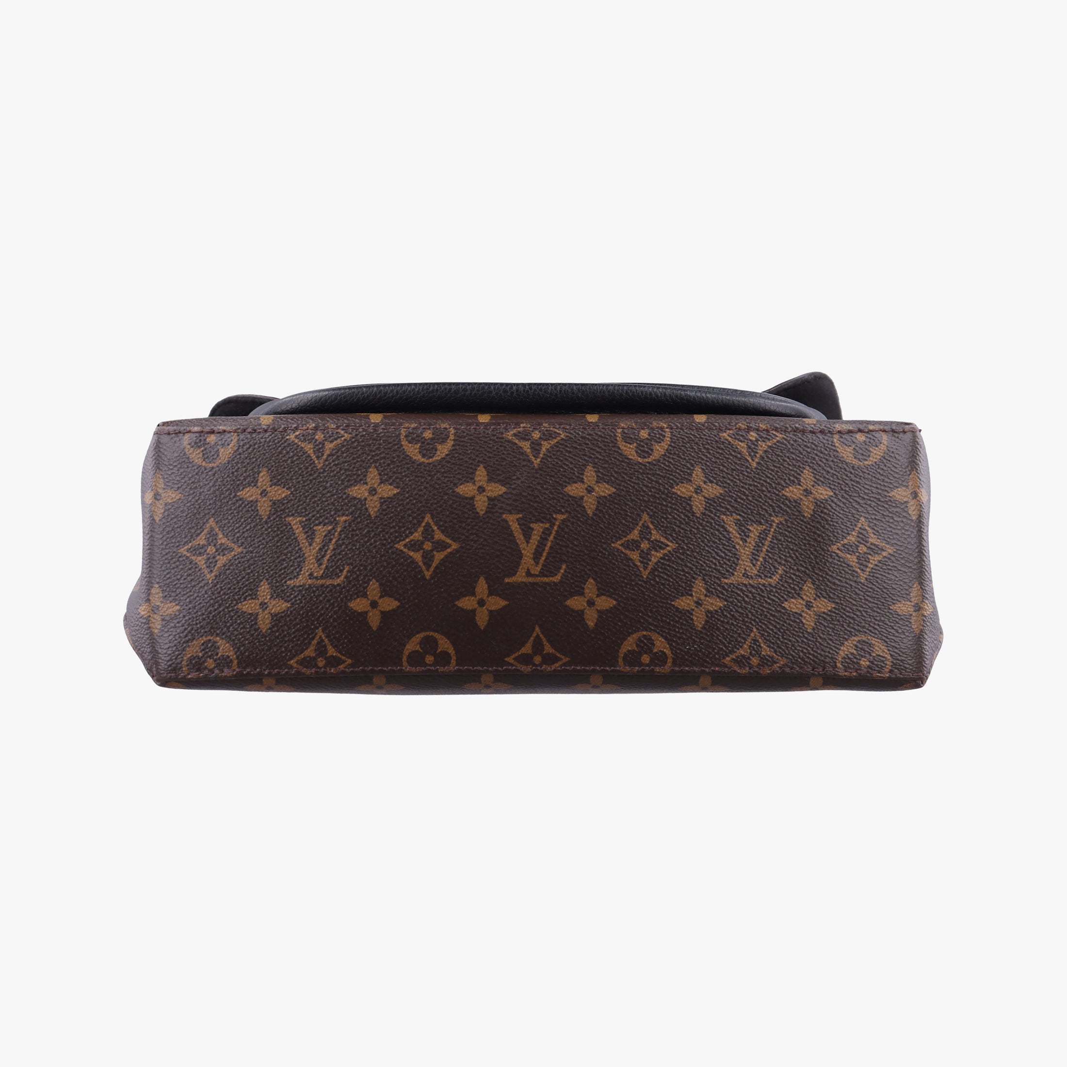 Pre-owned Louis Vuitton MARIGNAN brown×black Monogram Canvas×calf leather M44259 shoulderbag | stylenewstar