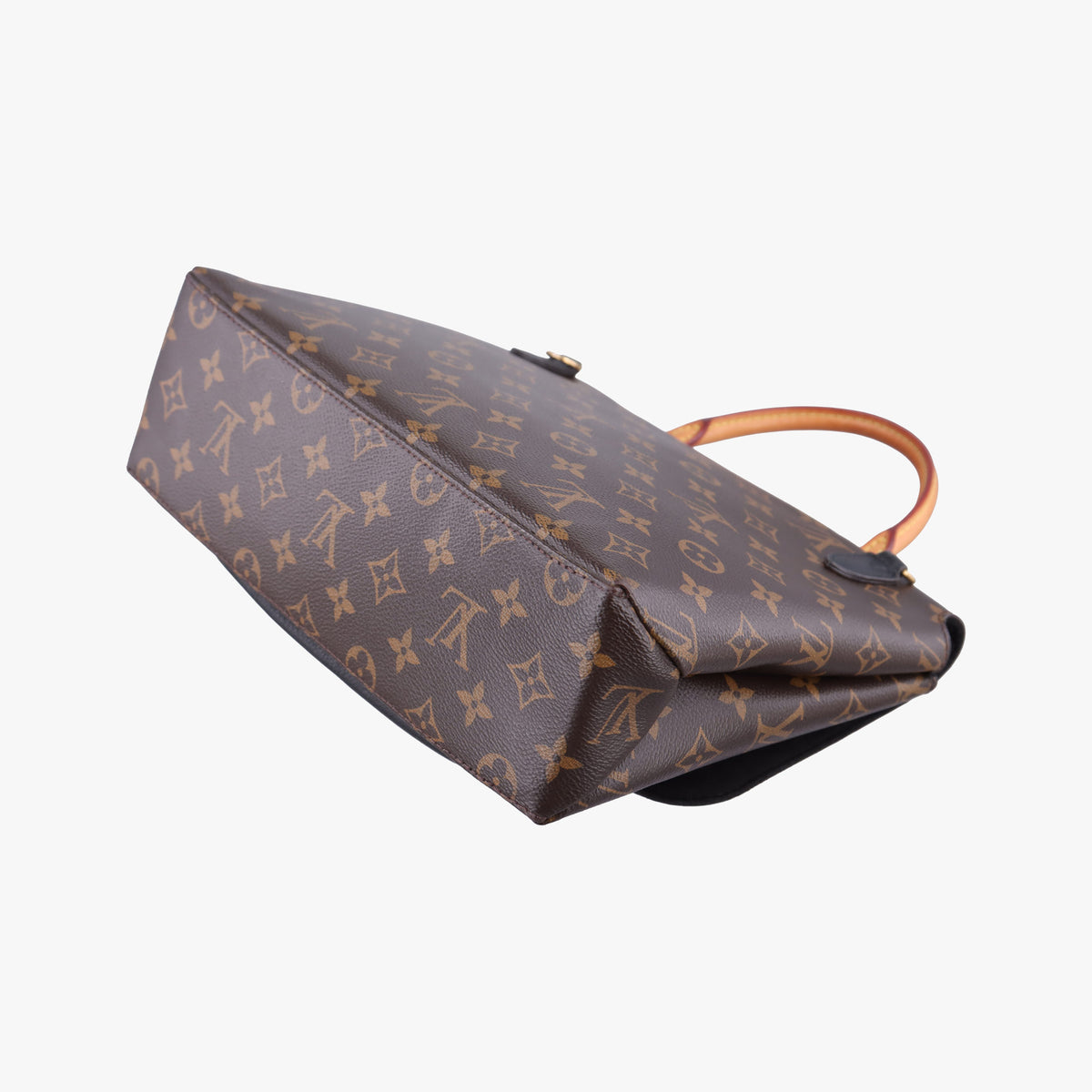 Pre-owned Louis Vuitton MARIGNAN brown×black Monogram Canvas×calf leather M44259 shoulderbag | stylenewstar