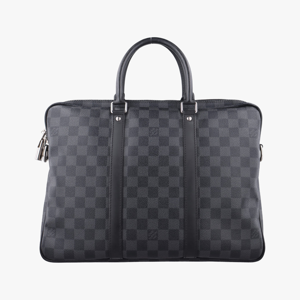 Vintage Louis Vuitton Porte Documents Voyage PM Noir Damier Graphite N41478 handbag | stylenewstar