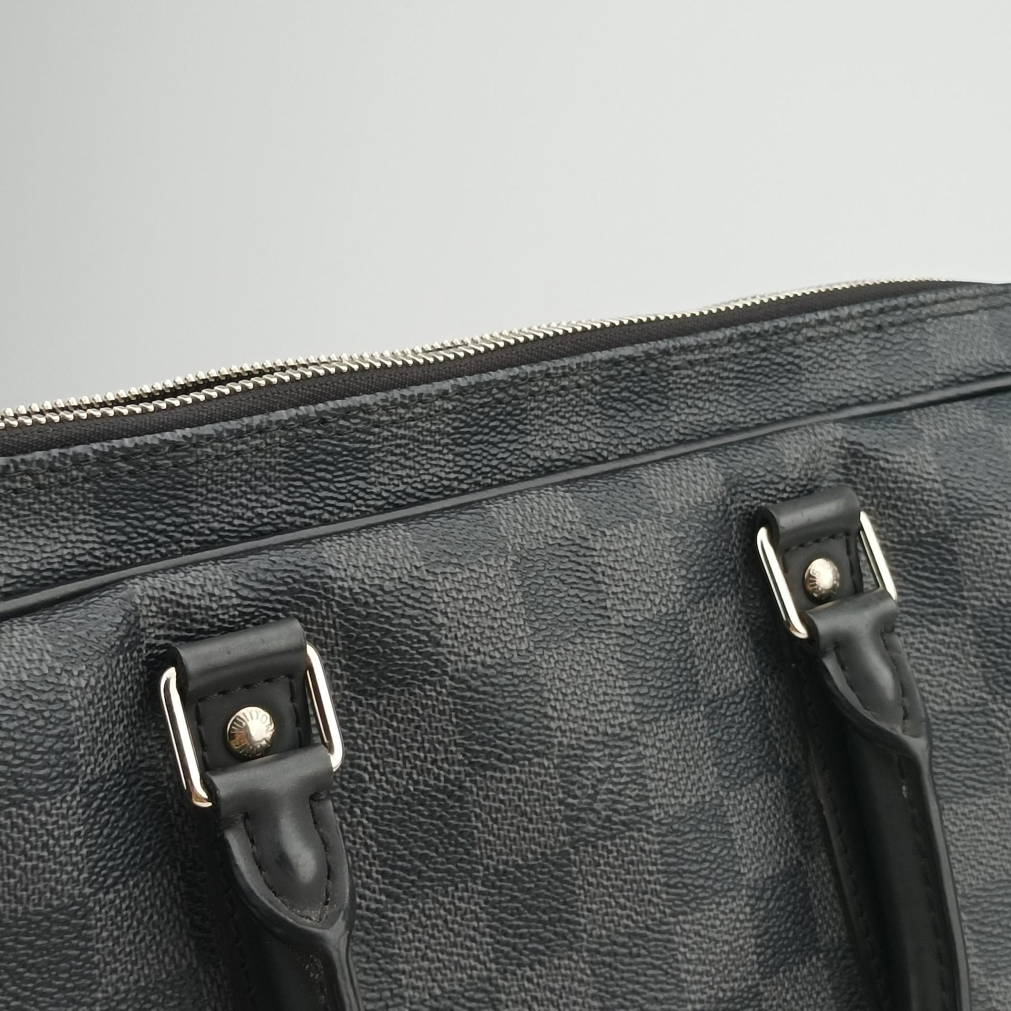 Vintage Louis Vuitton Porte Documents Voyage PM Noir Damier Graphite N41478 handbag | stylenewstar