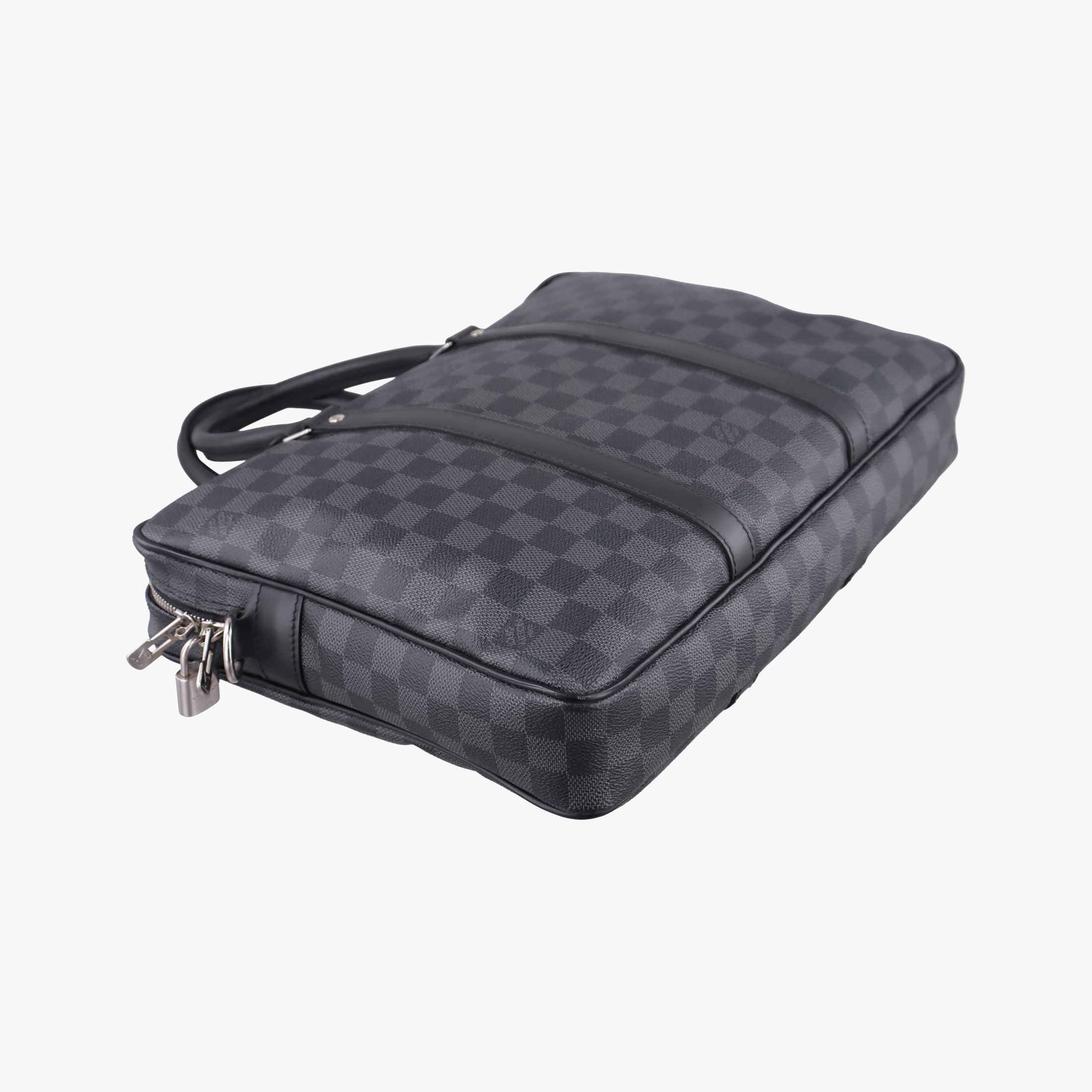 Vintage Louis Vuitton Porte Documents Voyage PM Noir Damier Graphite N41478 handbag | stylenewstar