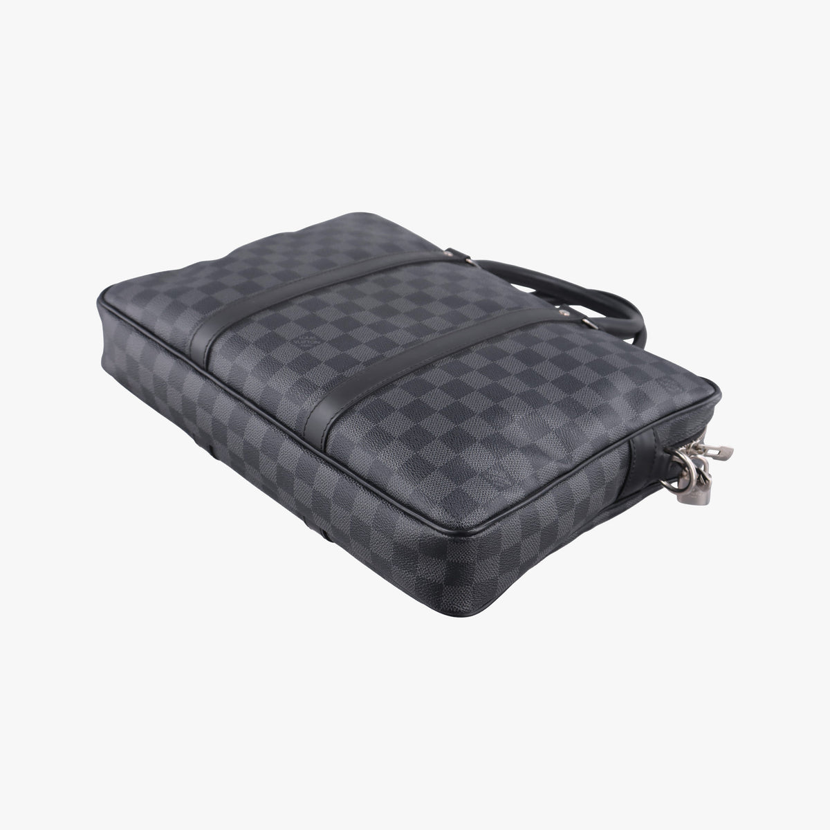 Vintage Louis Vuitton Porte Documents Voyage PM Noir Damier Graphite N41478 handbag | stylenewstar