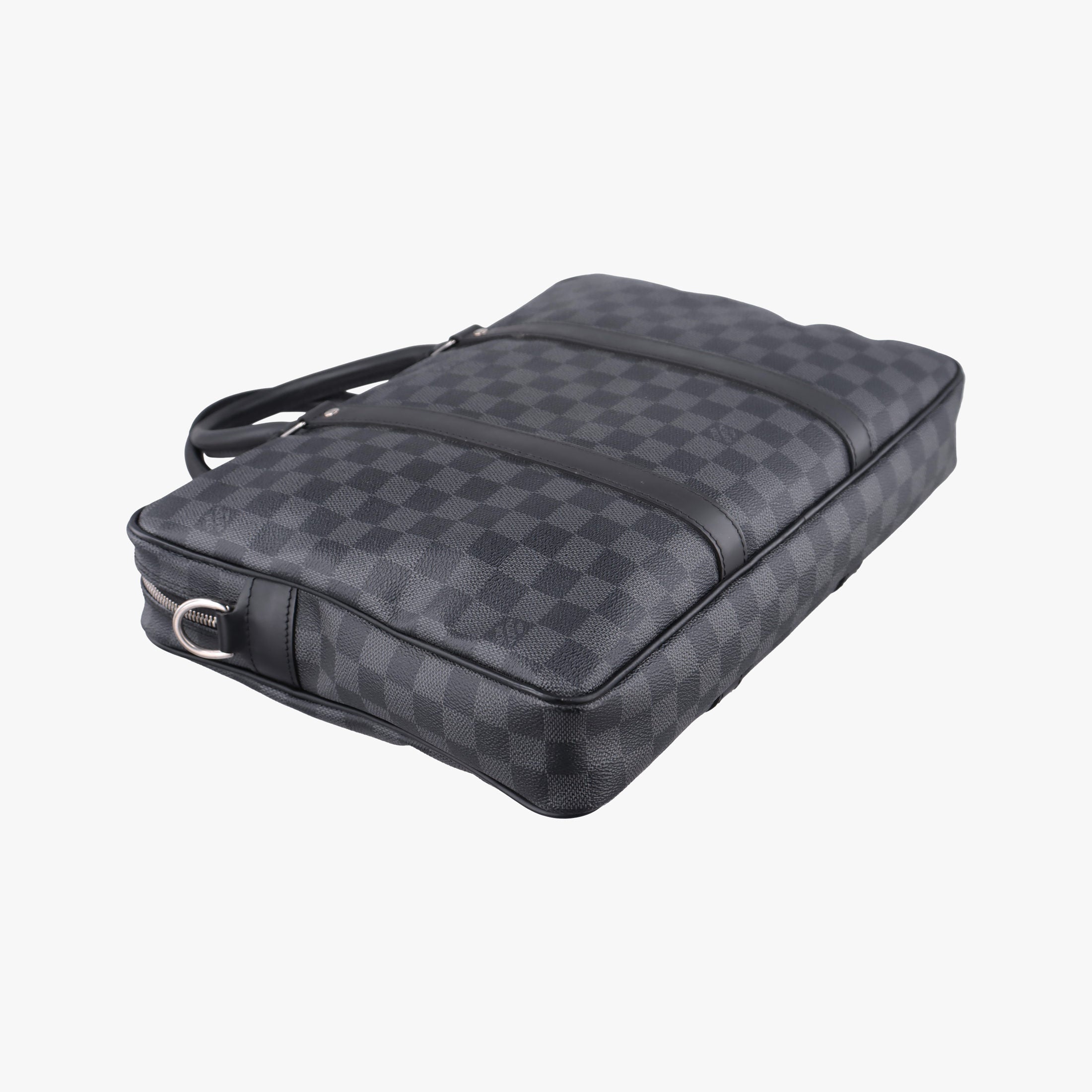 Vintage Louis Vuitton Porte Documents Voyage PM Noir Damier Graphite N41478 handbag | stylenewstar