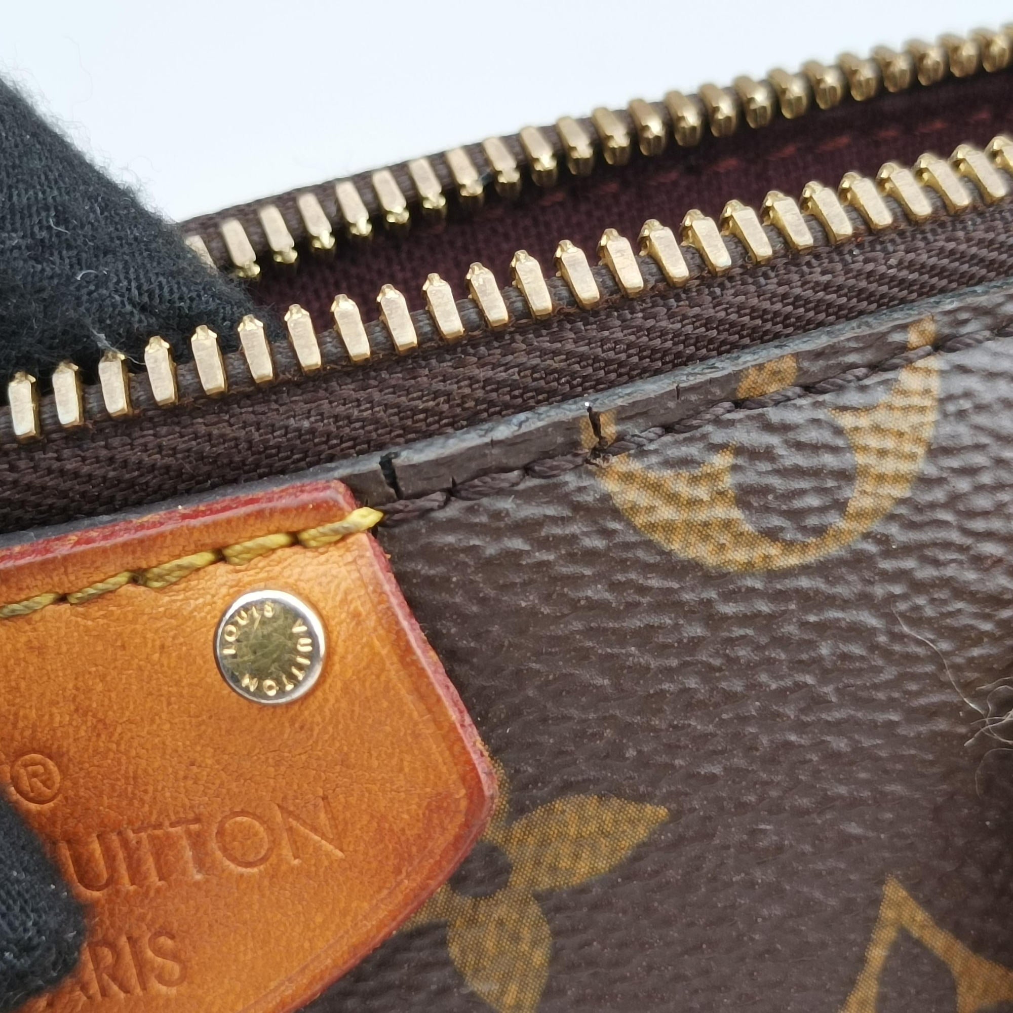 Pre-owned Louis Vuitton TURENNE MM Brown Monogram Canvas M48814 shoulderbag | stylenewstar