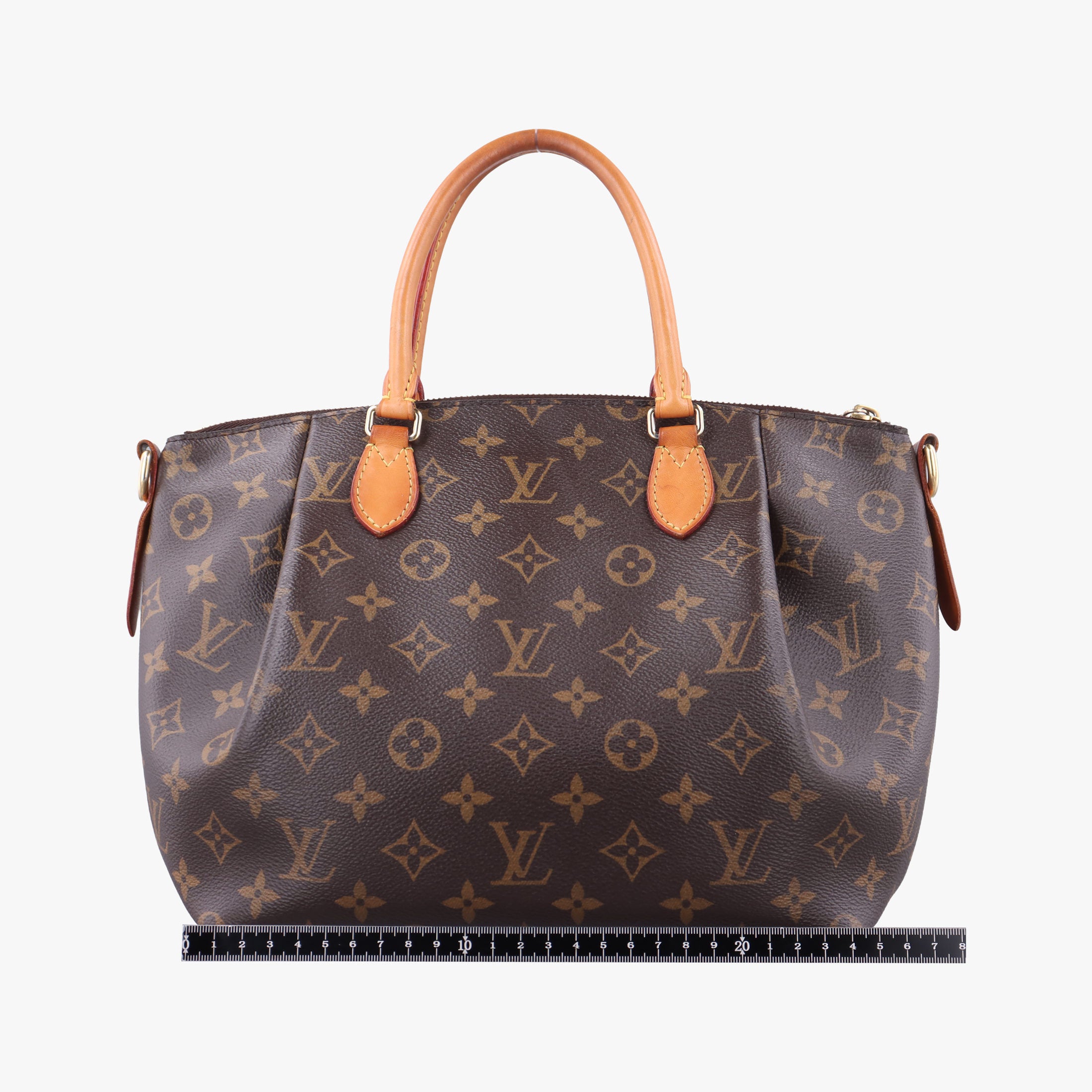 Pre-owned Louis Vuitton TURENNE MM Brown Monogram Canvas M48814 shoulderbag | stylenewstar
