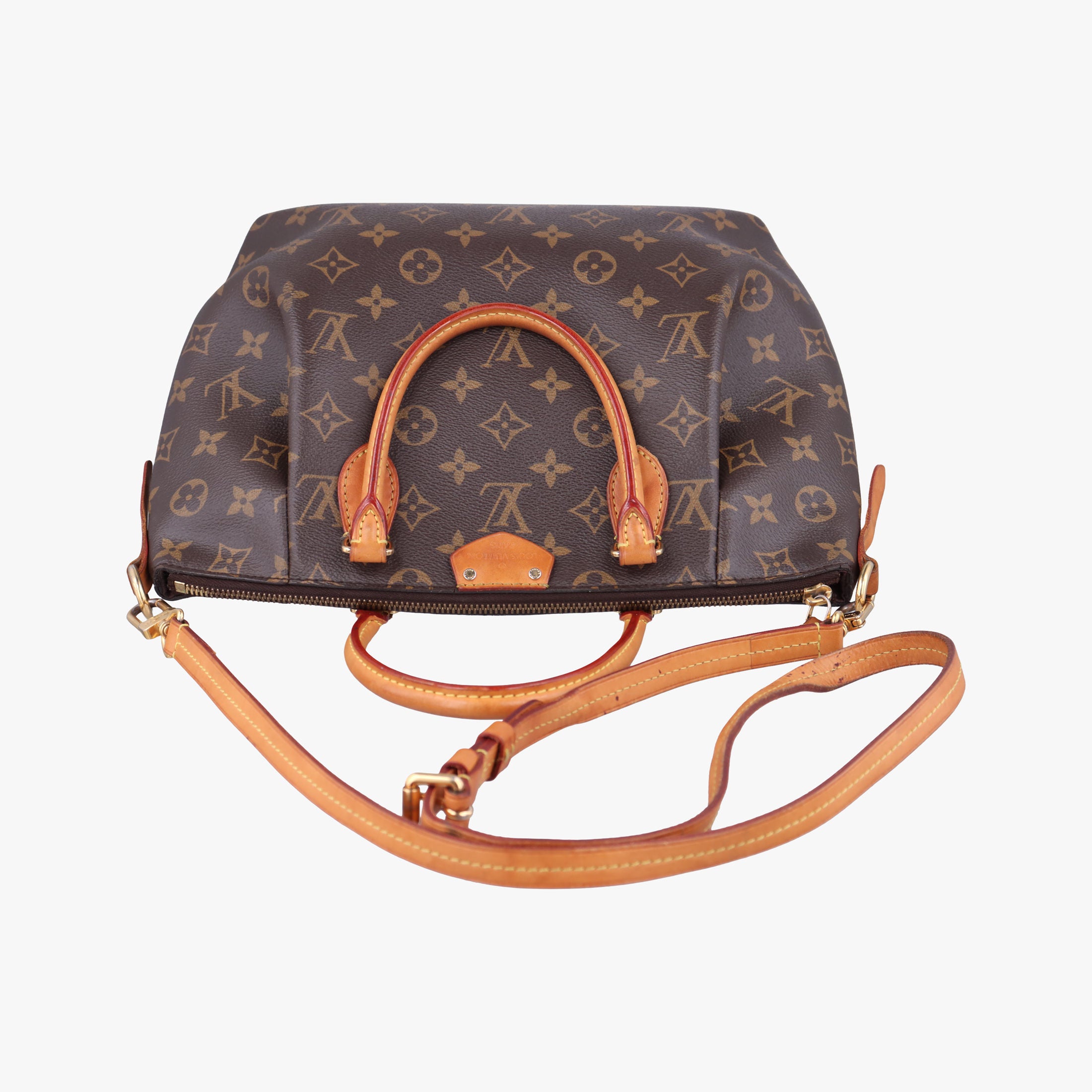 Pre-owned Louis Vuitton TURENNE MM Brown Monogram Canvas M48814 shoulderbag | stylenewstar