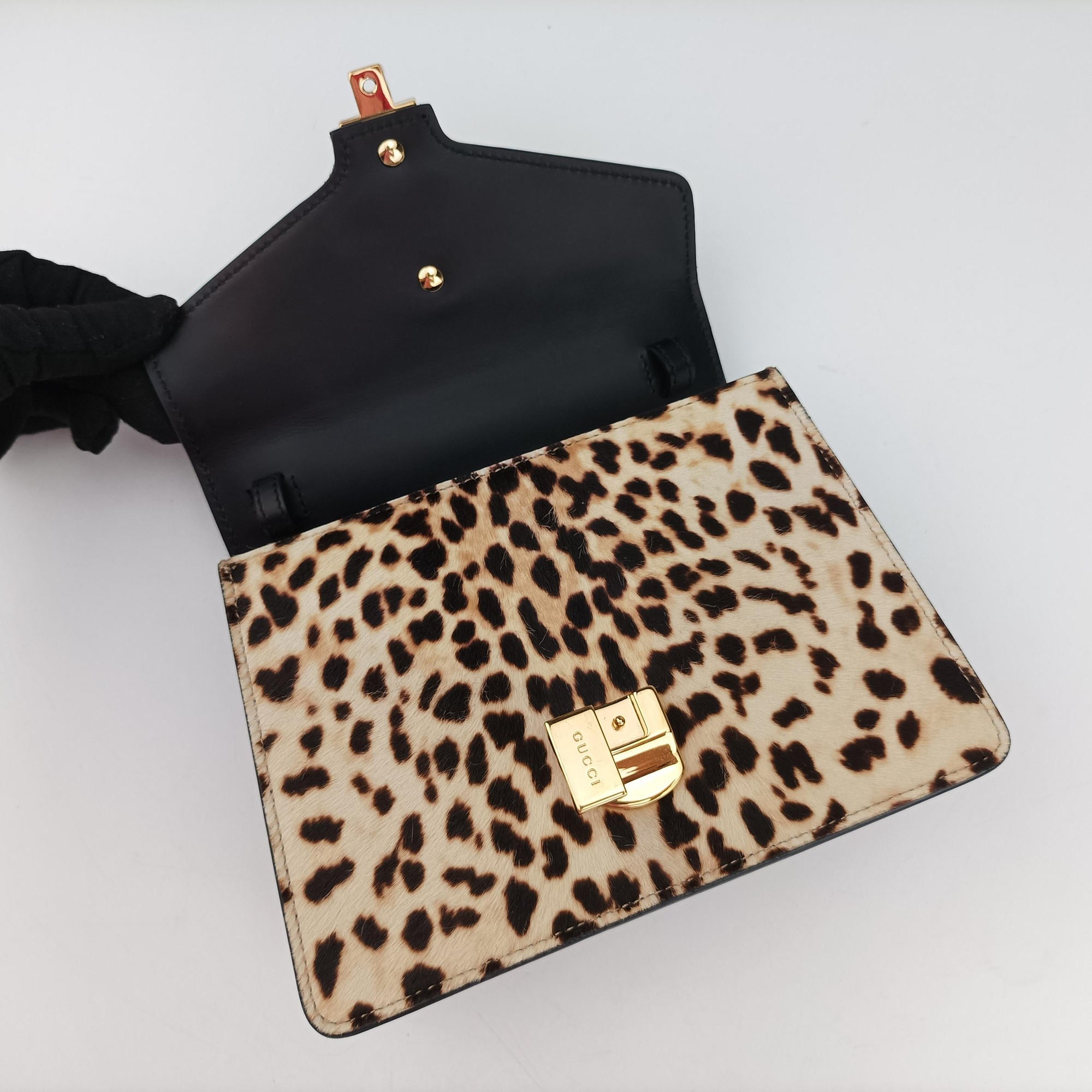 Secondhand Gucci Sylvie Multicolour ponyhair 470270 shoulderbag | stylenewstar