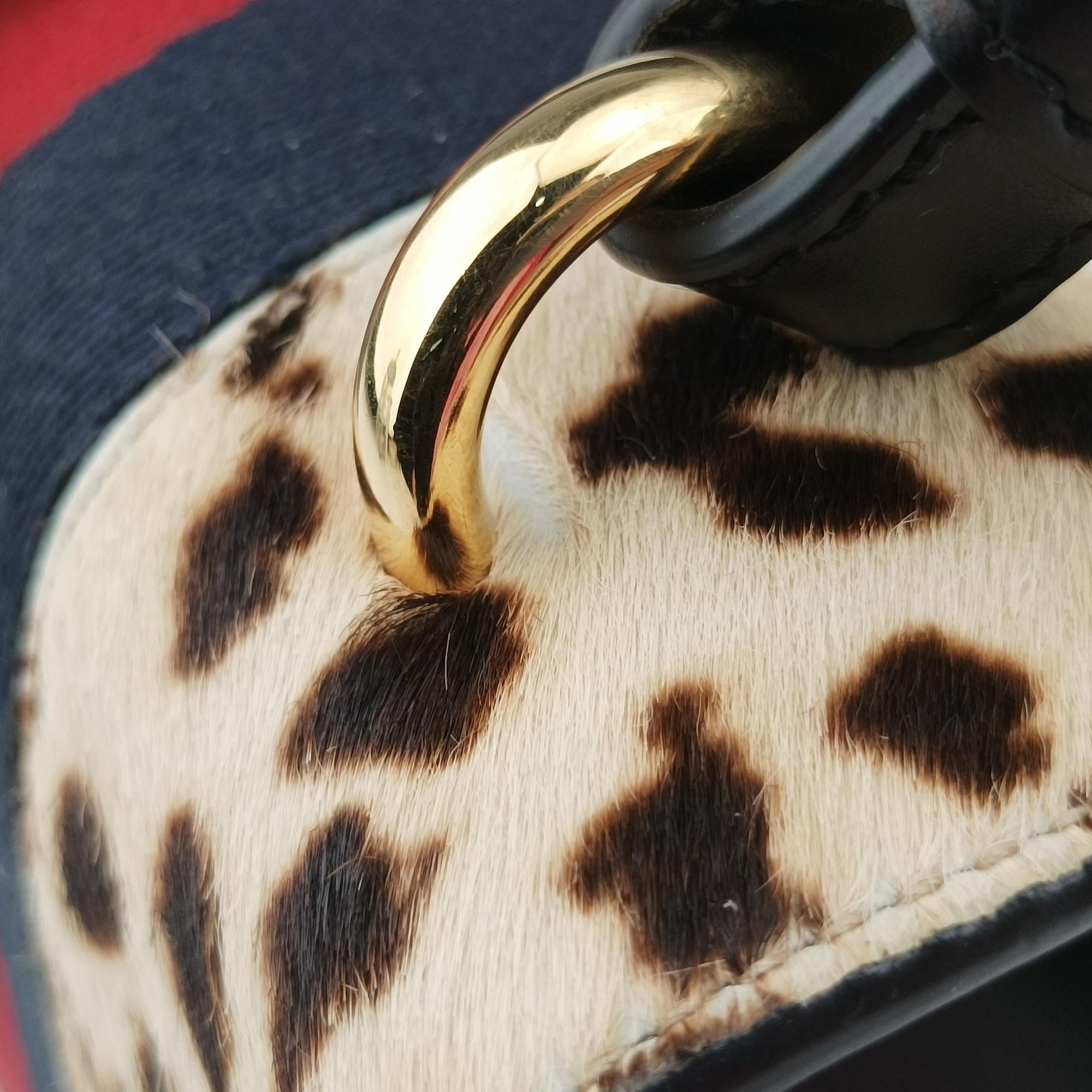 Secondhand Gucci Sylvie Multicolour ponyhair 470270 shoulderbag | stylenewstar