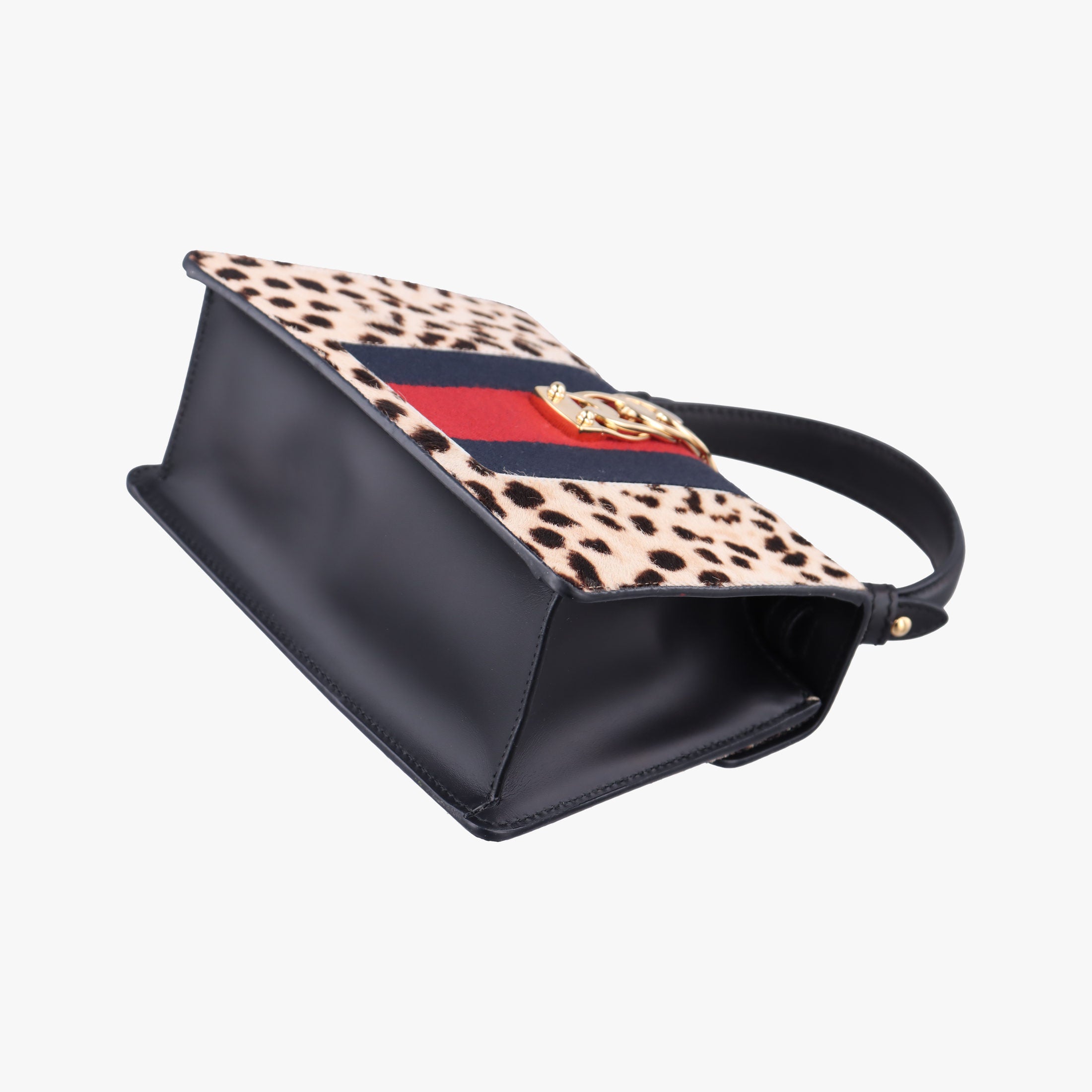 Secondhand Gucci Sylvie Multicolour ponyhair 470270 shoulderbag | stylenewstar