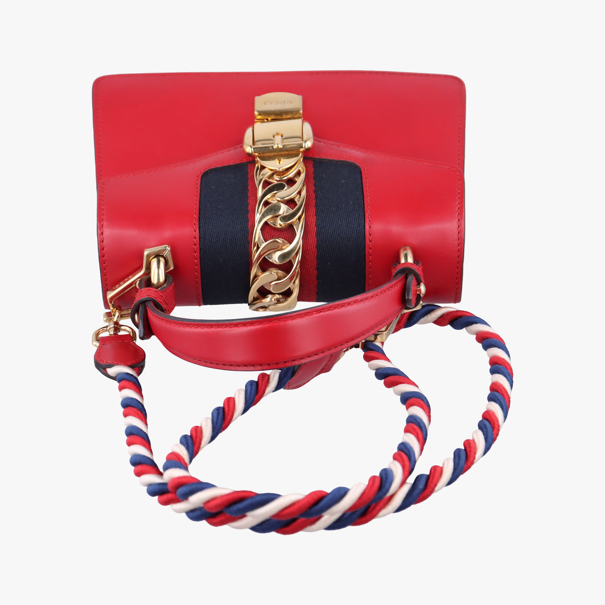 Secondhand Gucci Sylvie Red Leather 470270 shoulderbag | stylenewstar