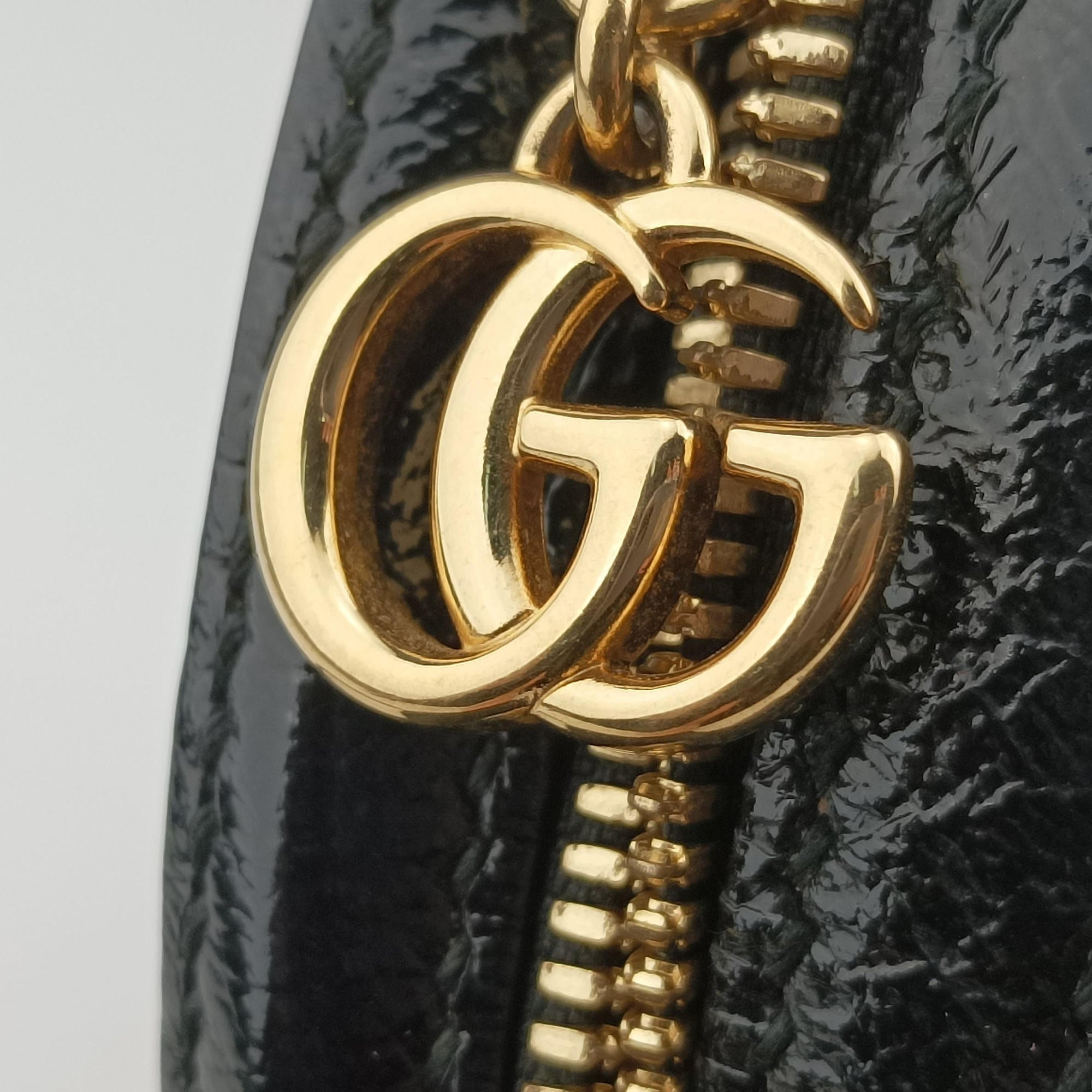 Secondhand Gucci Ophidia Red×black Suede×Patent 550618 shoulderbag | stylenewstar