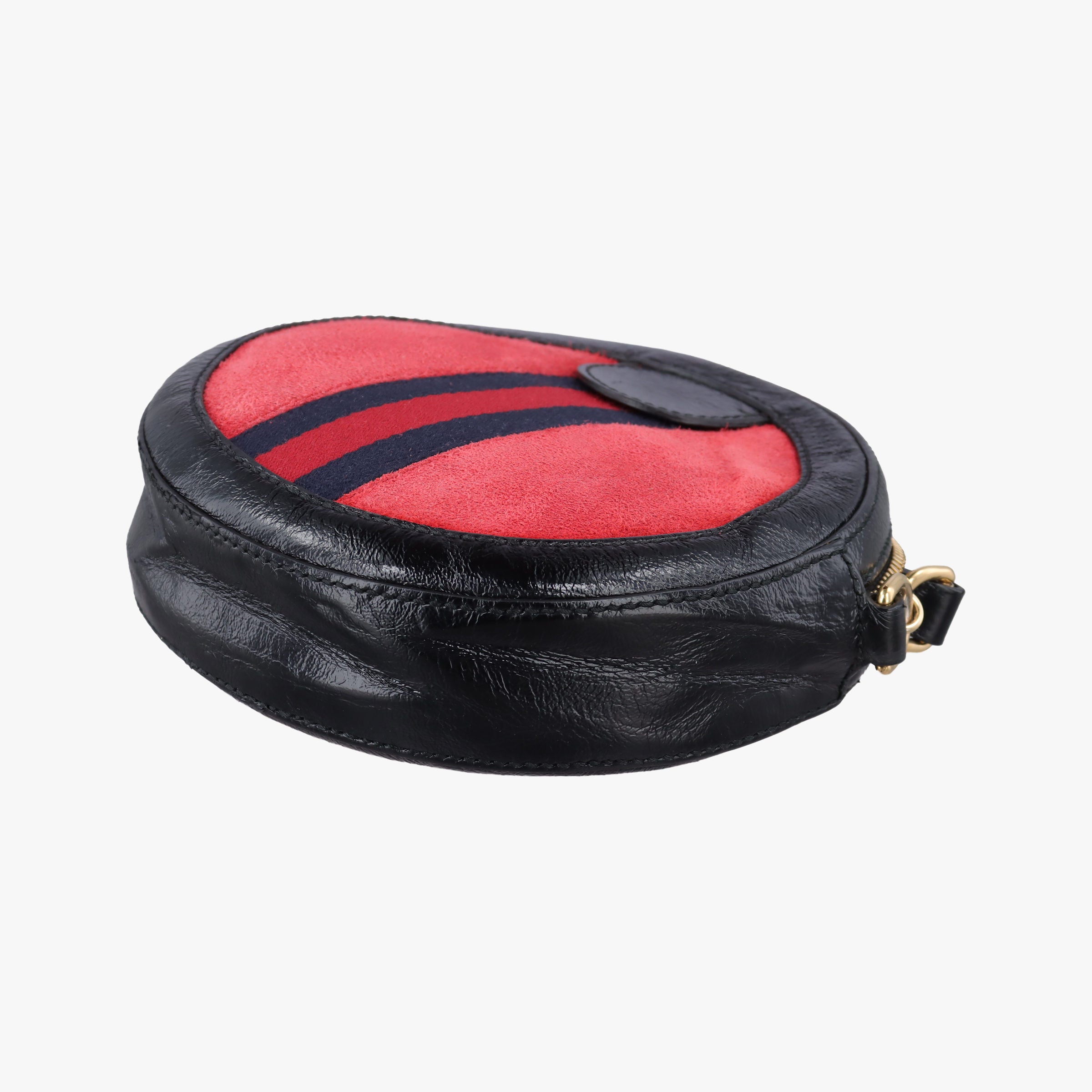 Secondhand Gucci Ophidia Red×black Suede×Patent 550618 shoulderbag | stylenewstar