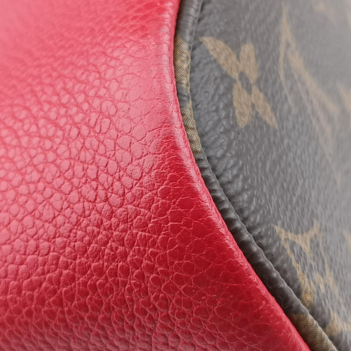 Pre-owned Louis Vuitton FLANDRIN Brown×CERISE Monogram Canvas×calf leather M41596 handbag | stylenewstar