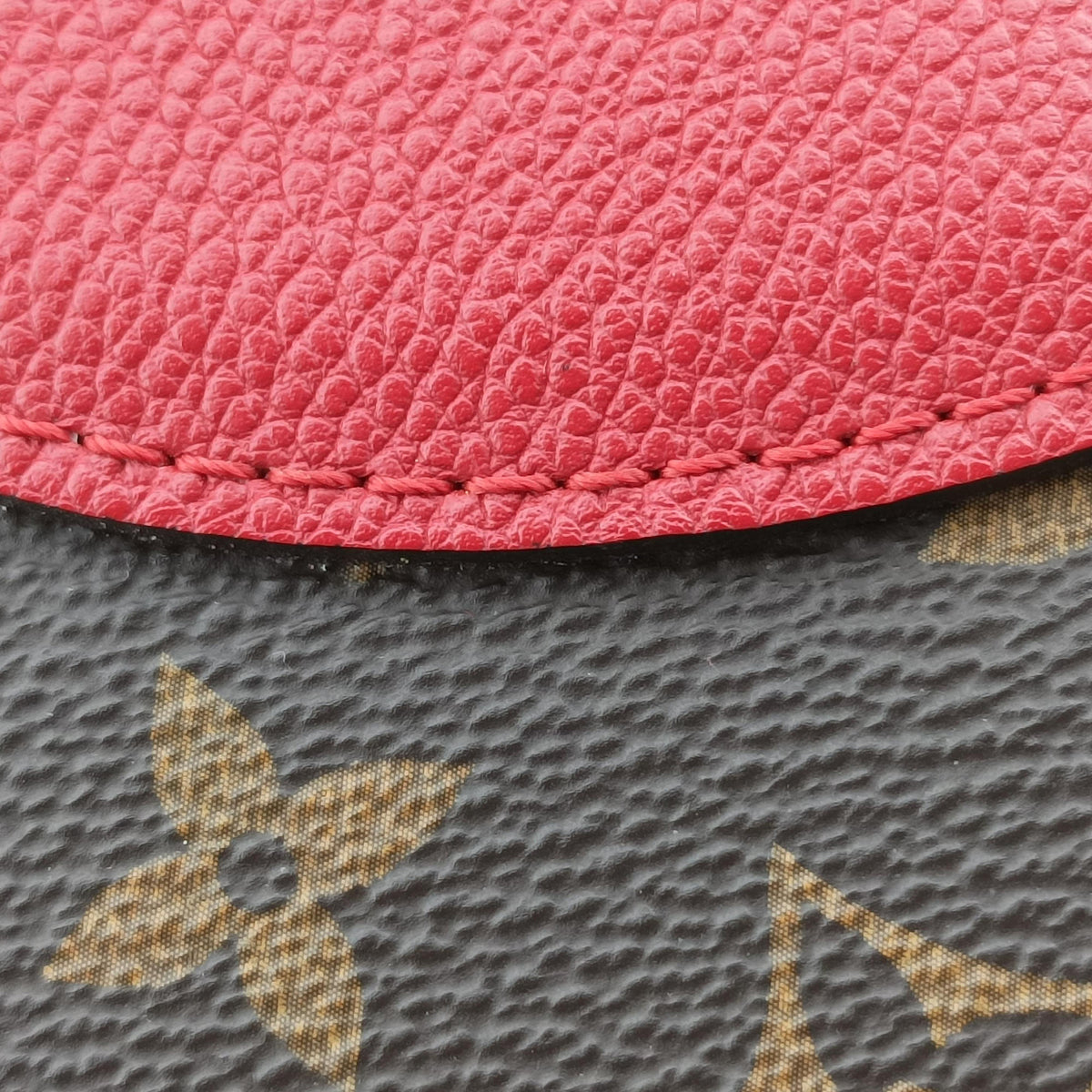 Pre-owned Louis Vuitton FLANDRIN Brown×CERISE Monogram Canvas×calf leather M41596 handbag | stylenewstar