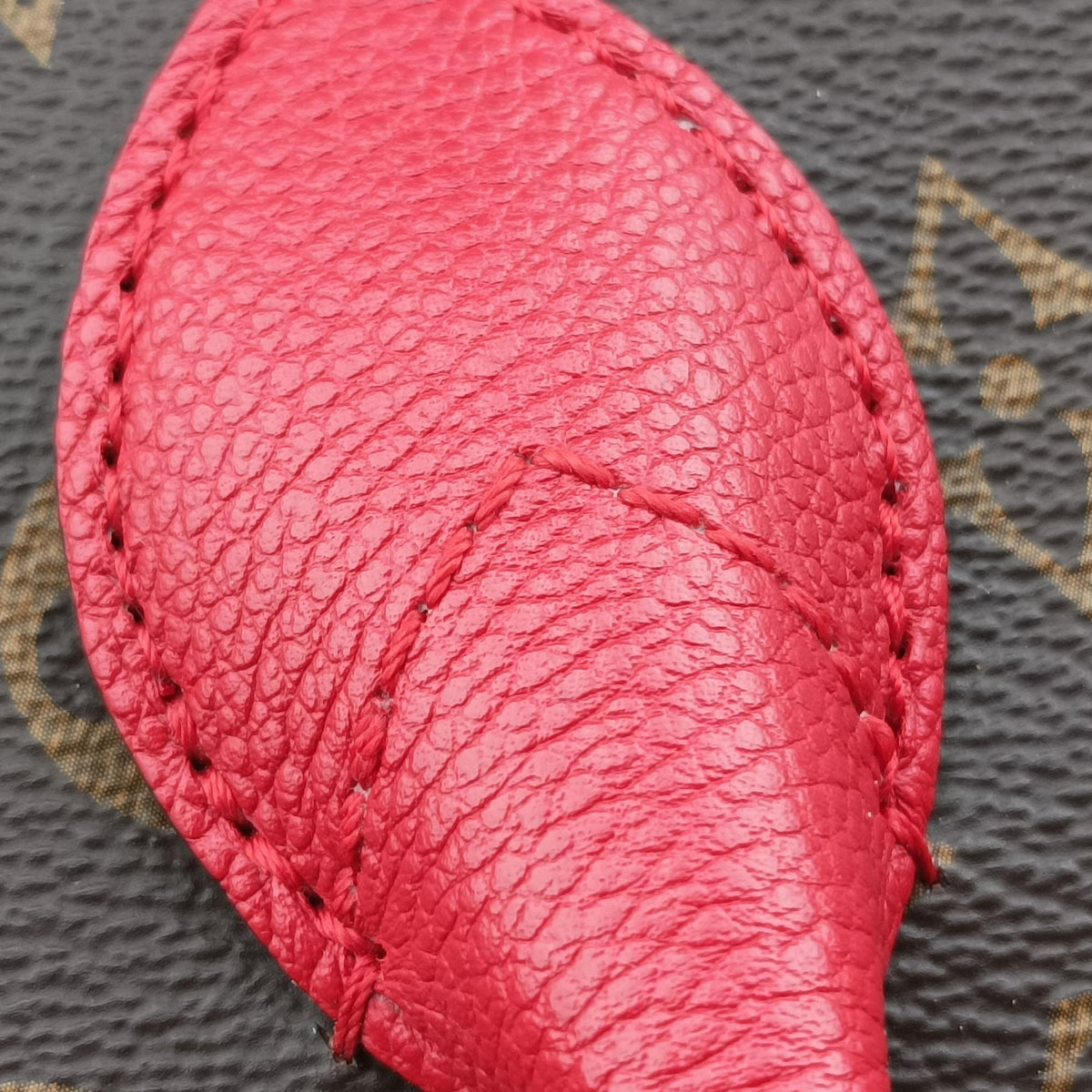 Pre-owned Louis Vuitton FLANDRIN Brown×CERISE Monogram Canvas×calf leather M41596 handbag | stylenewstar